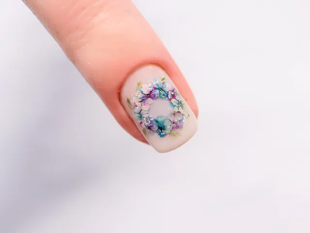 【失敗しない】繊細でかわいい紫陽花リースの作り方