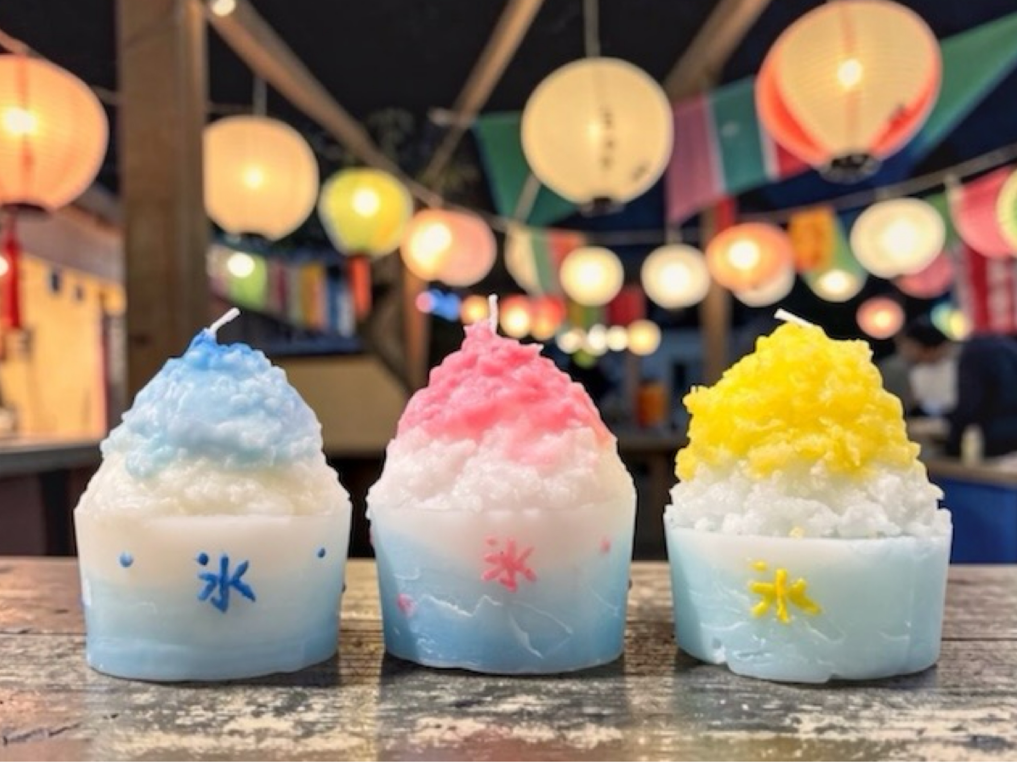 「ほぼ100円ショップで揃う！」かき氷キャンドルの作り方