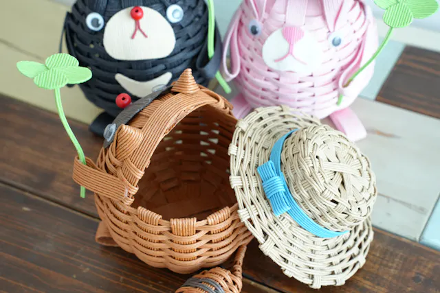 小物入れにもギフトボックスにもなる、実用的な作品