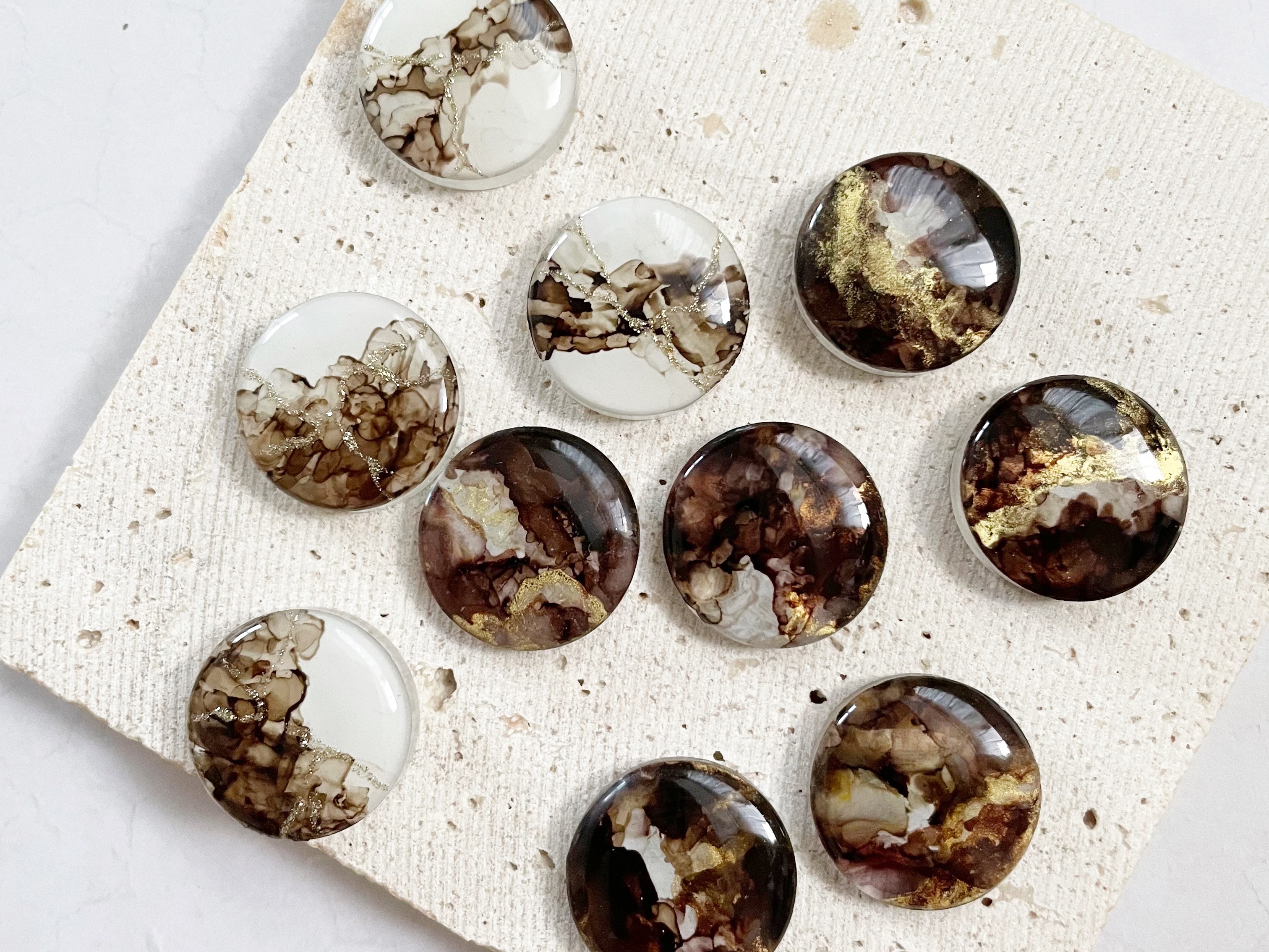 【レジン】インクで作る𓍯天然石ニュアンスの紹介画像1