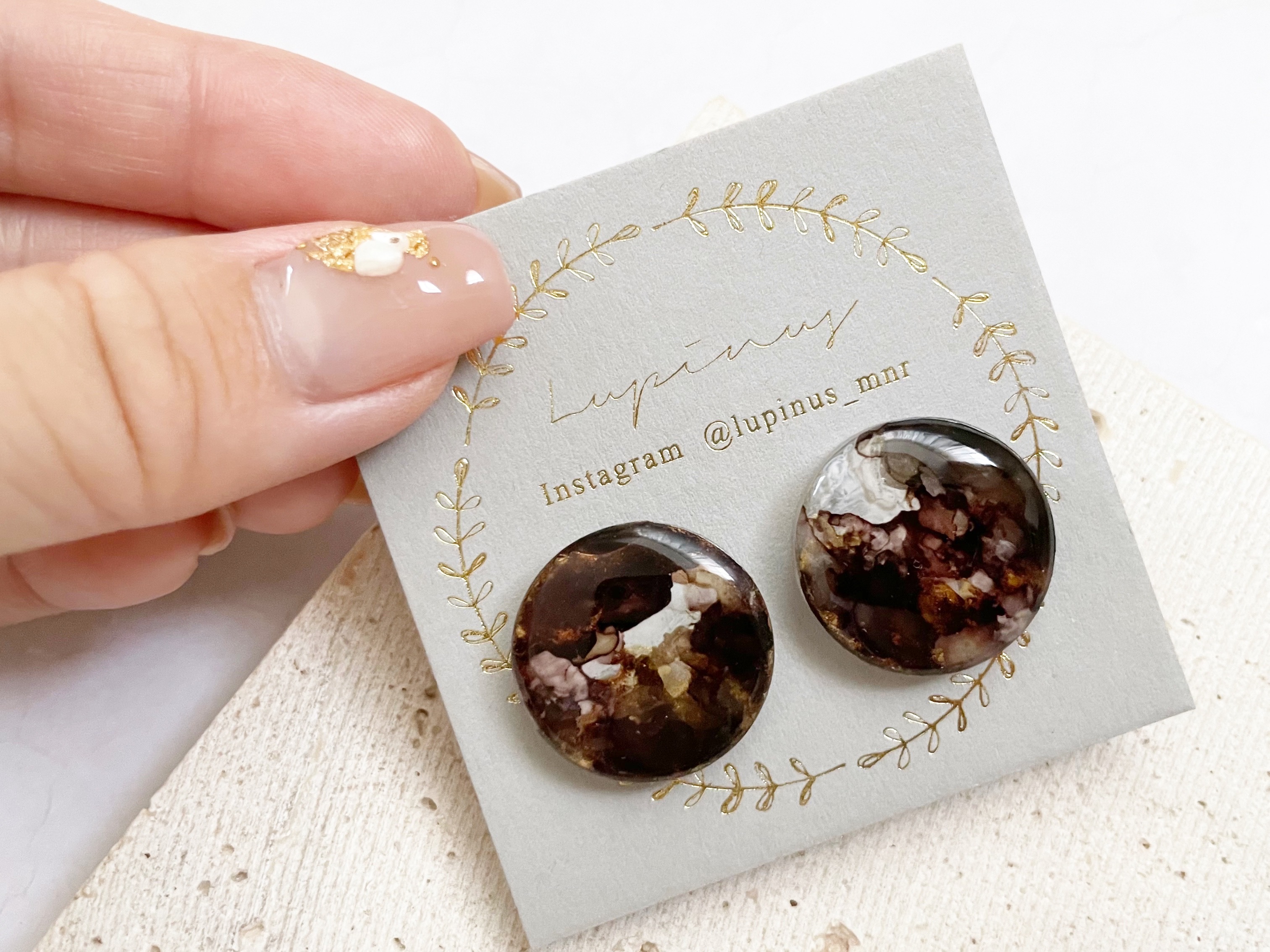 【レジン】インクで作る𓍯天然石ニュアンスの紹介画像2