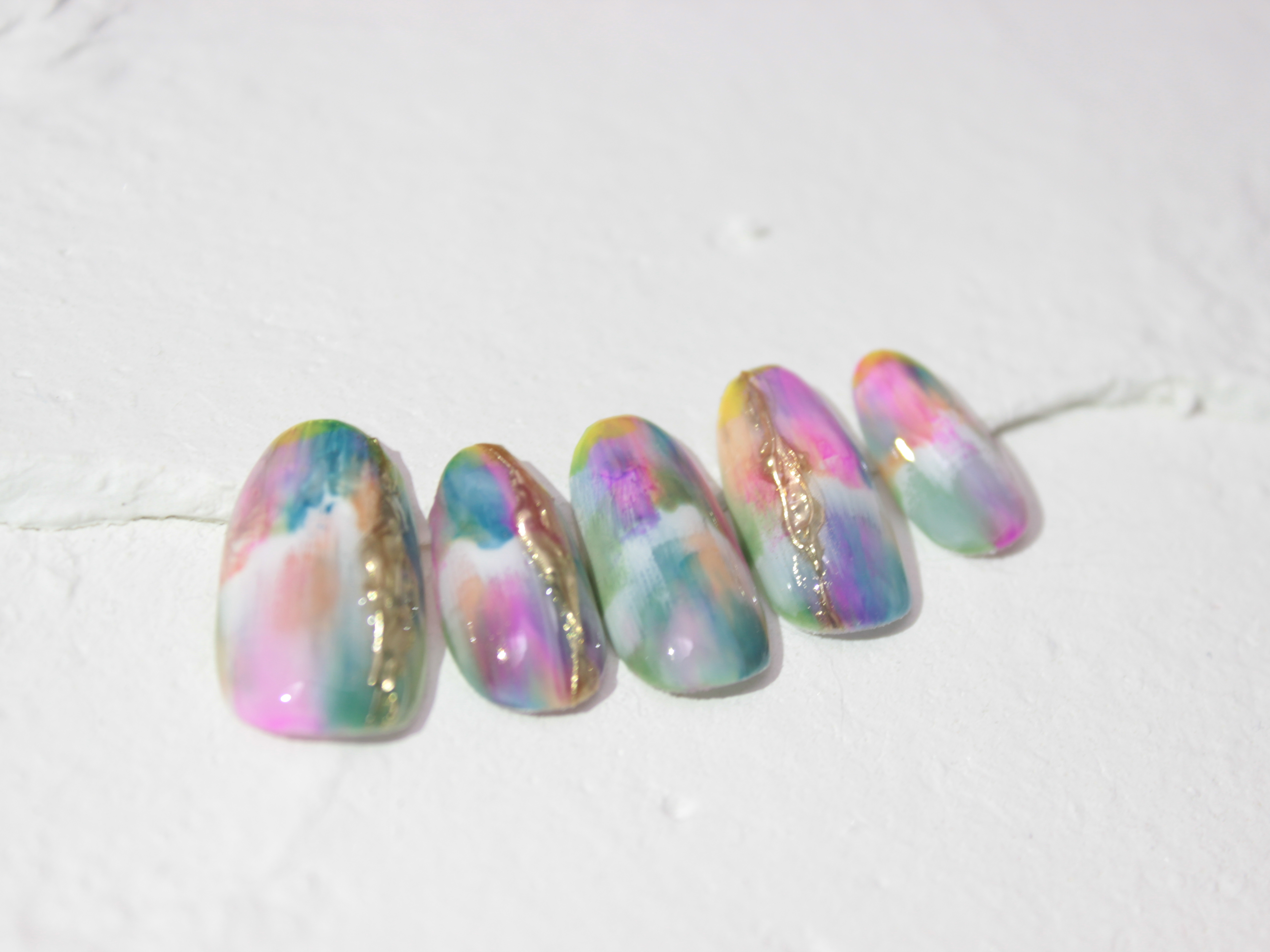 奥行き&かすれのカラフルアート【zigzag  POP】の作り方の紹介画像1