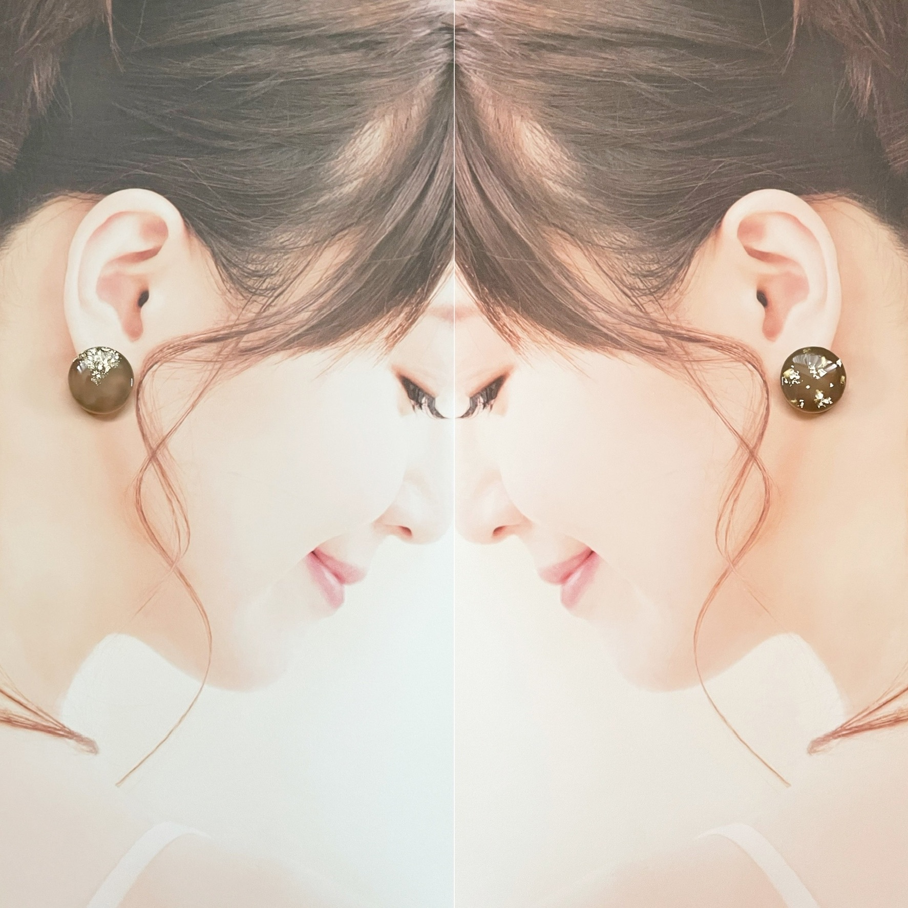 【レジン】ミラーで作る𓍯レオパード風accessoryの紹介画像1