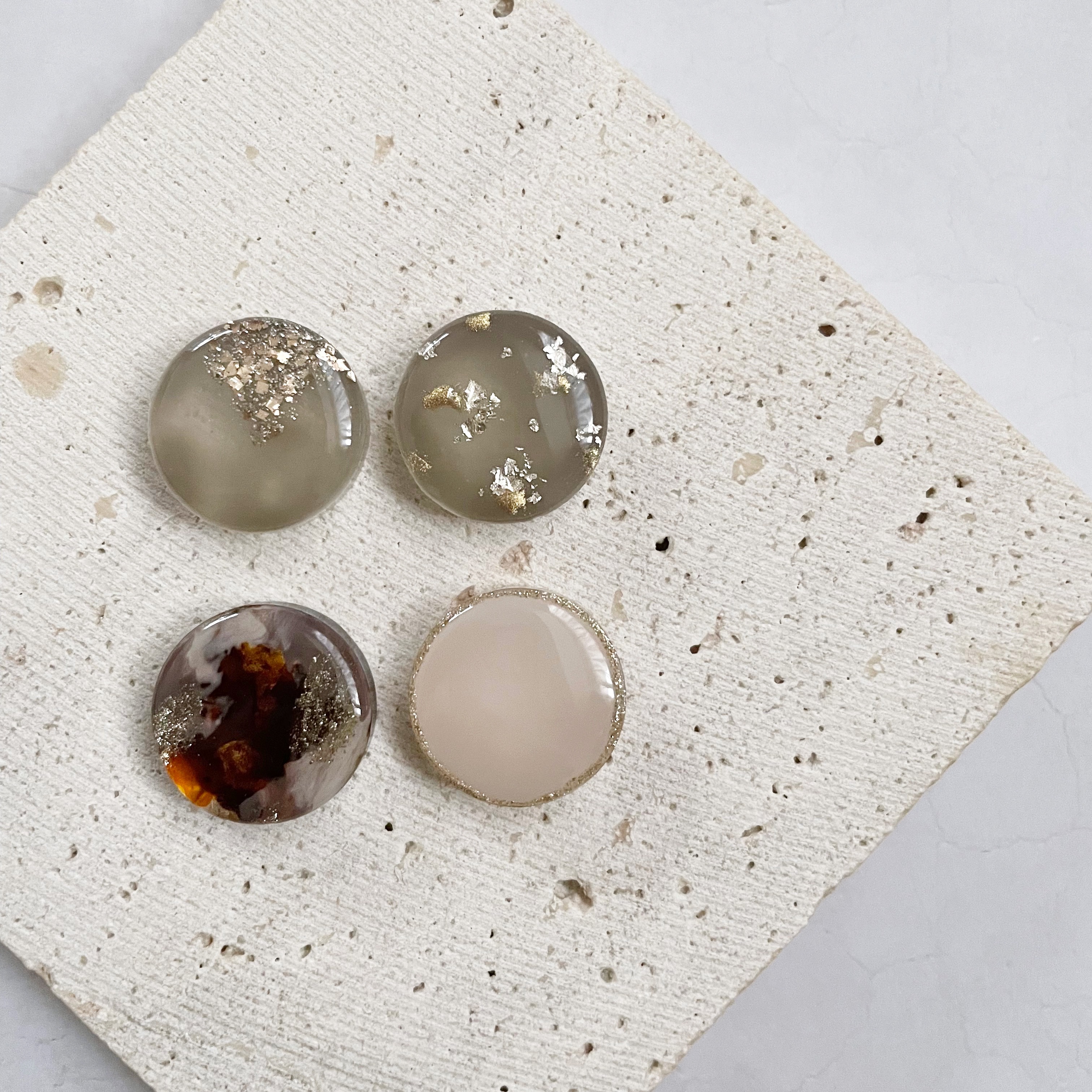 【レジン】ミラーで作る𓍯レオパード風accessoryの紹介画像2