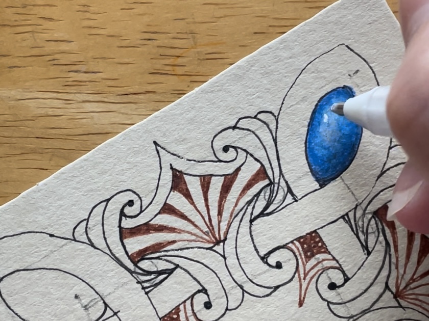 ゼンタングル®︎・Tan tile workの描き方【後半】の紹介画像1