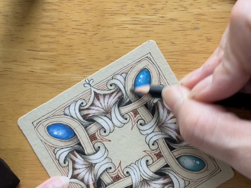 ゼンタングル®︎・Tan tile workの描き方【後半】の紹介画像3