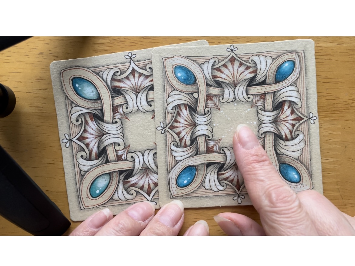 ゼンタングル®︎・Tan tile workの描き方【後半】の紹介画像4