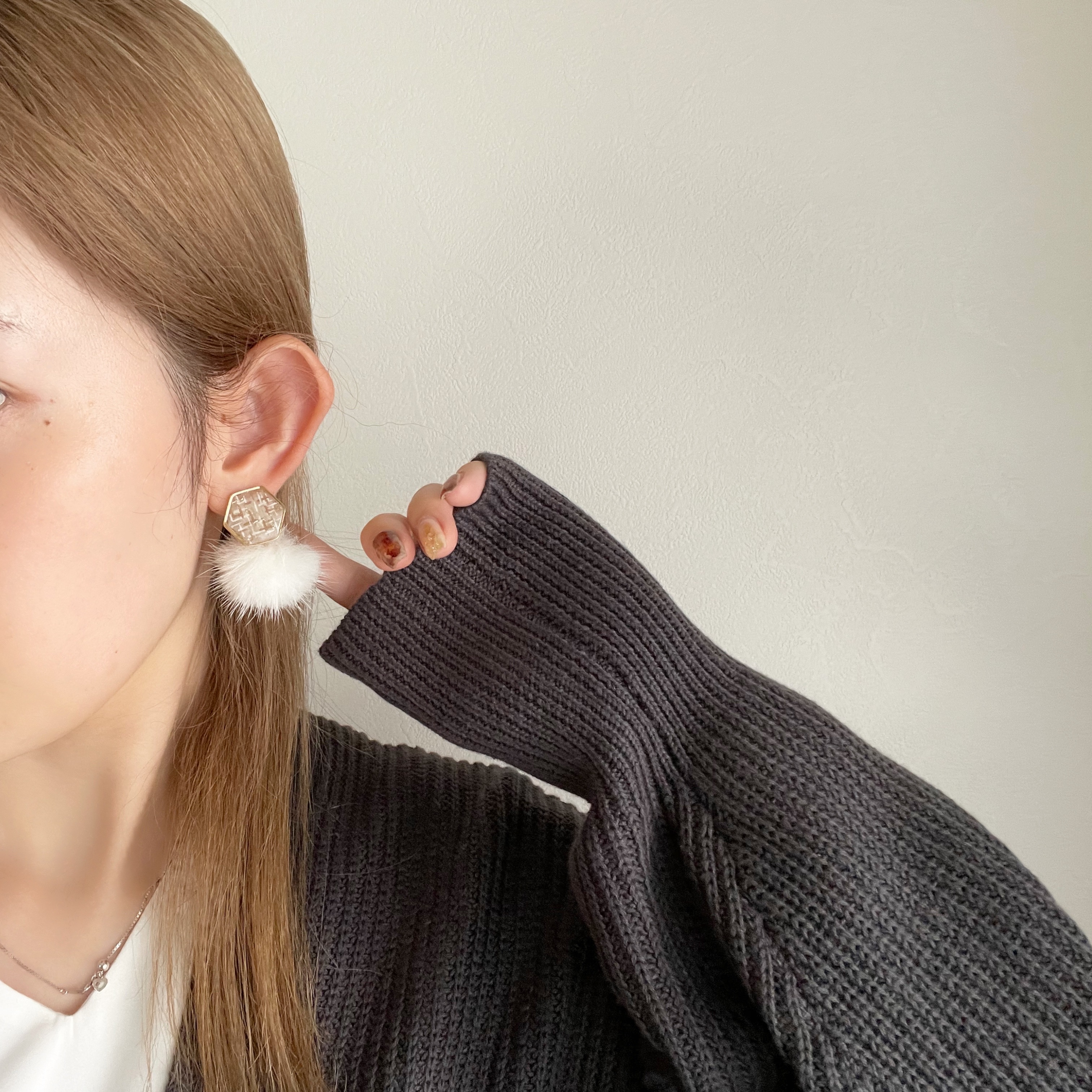 【レジン】簡単ツイードaccessoryの作り方の紹介画像1