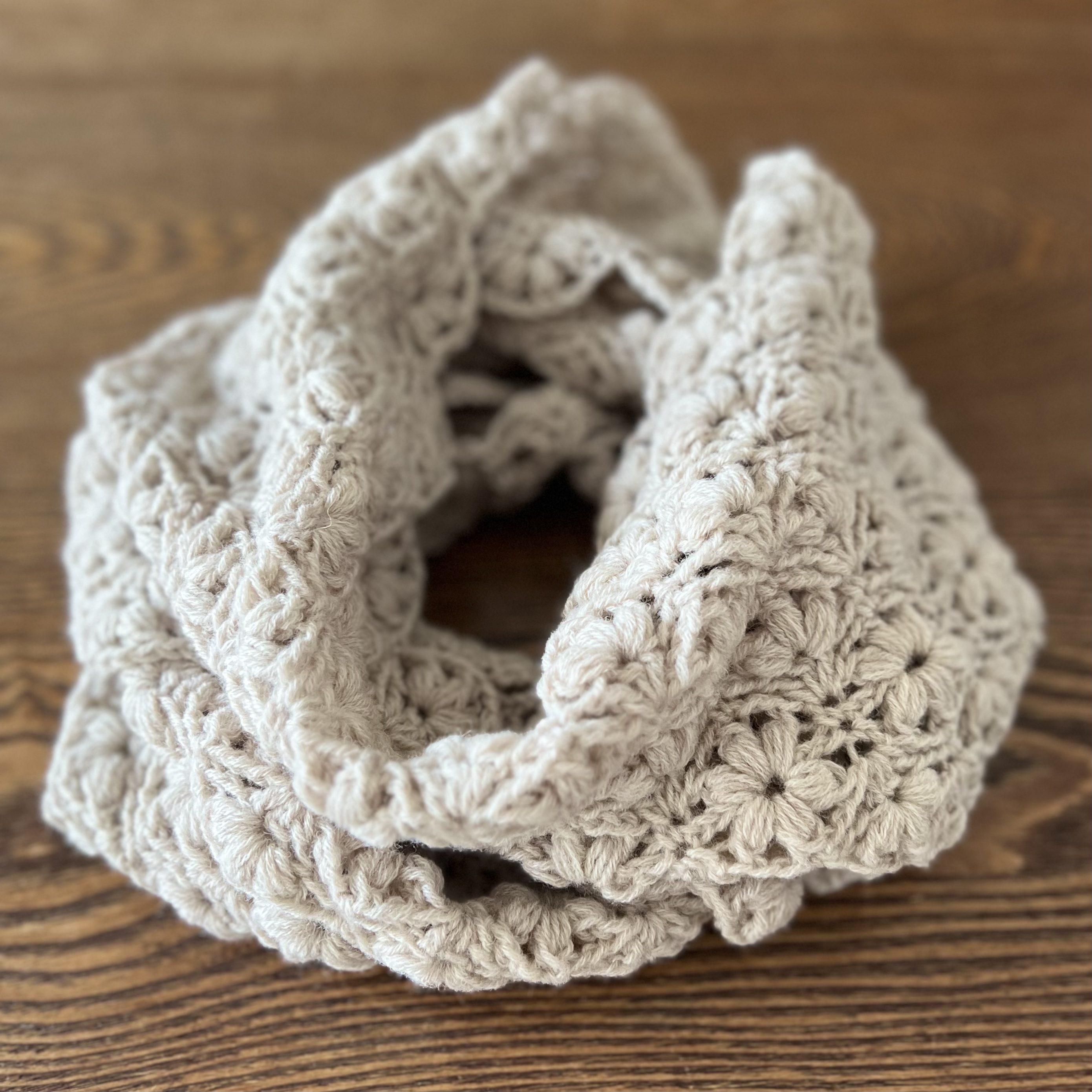 かぎ針編み 松編みスヌードの作り方【PDF模様部分編み図付き】の紹介画像2