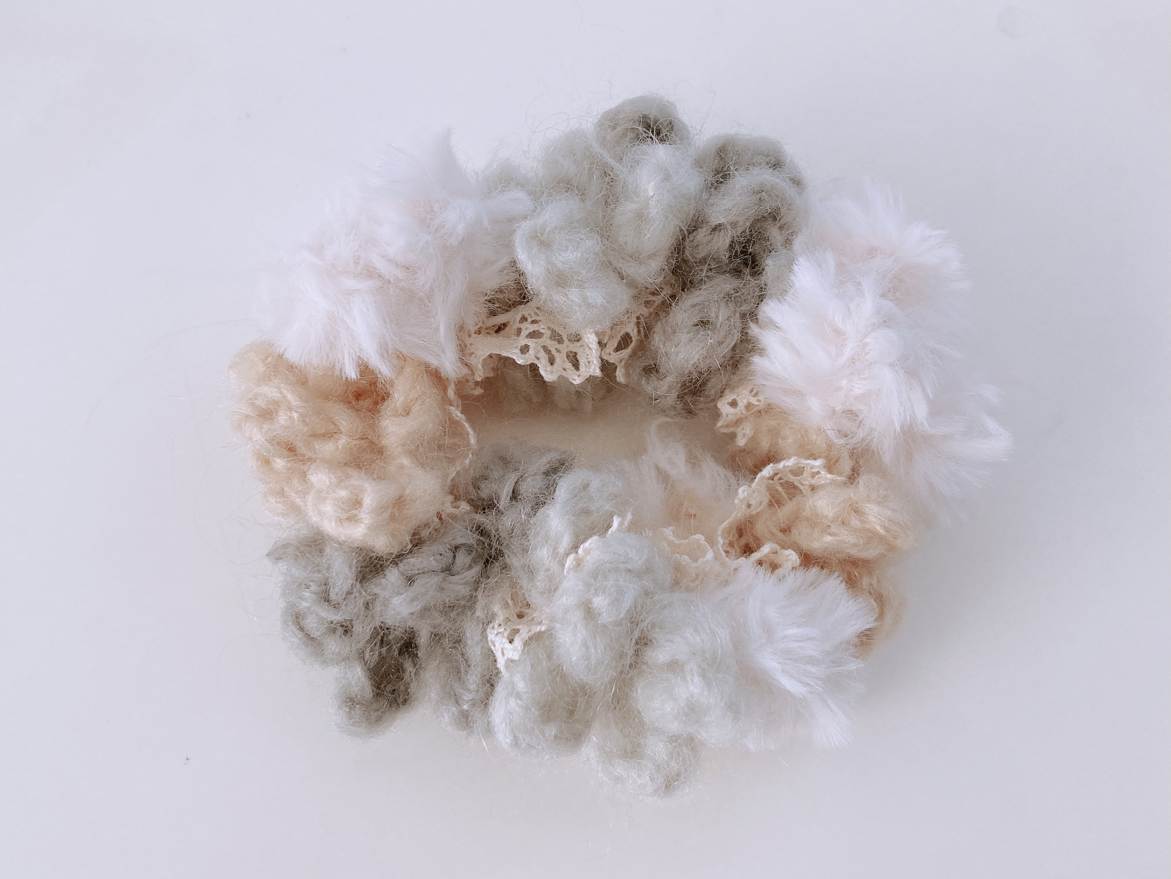 簡単可愛いレースシュシュの作り方(お子様にも)の紹介画像2