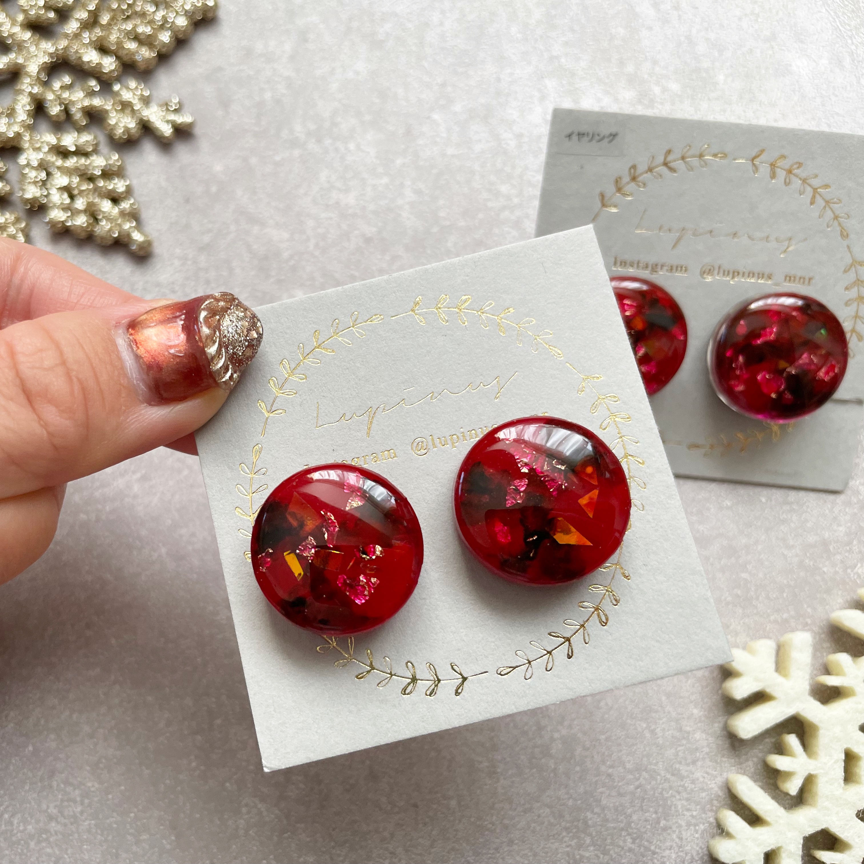 【レジン】赤べっ甲柄の作り方の紹介画像2