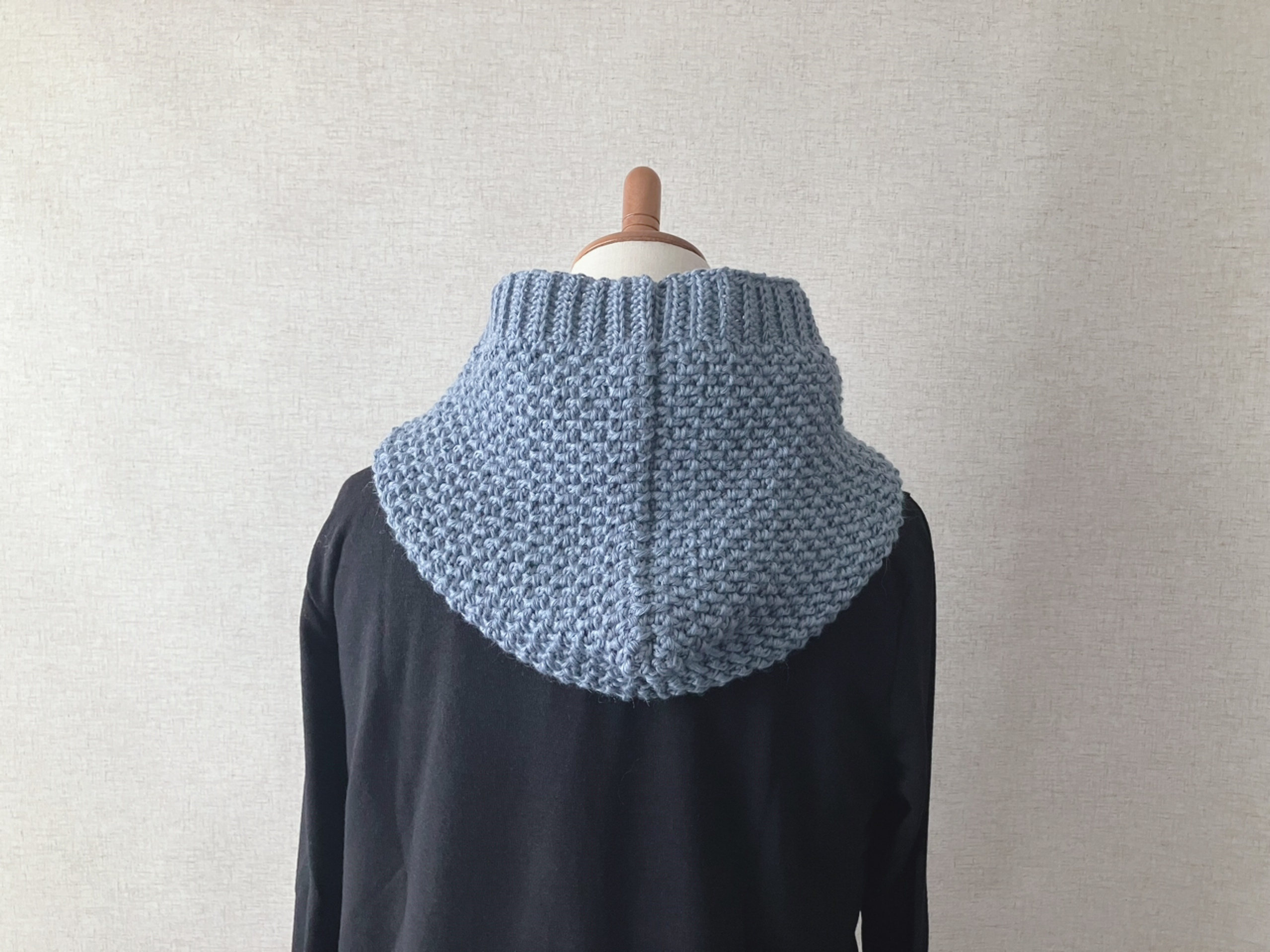 【PDF編み図付き】ボタン留めのバラクラバの作り方の紹介画像2