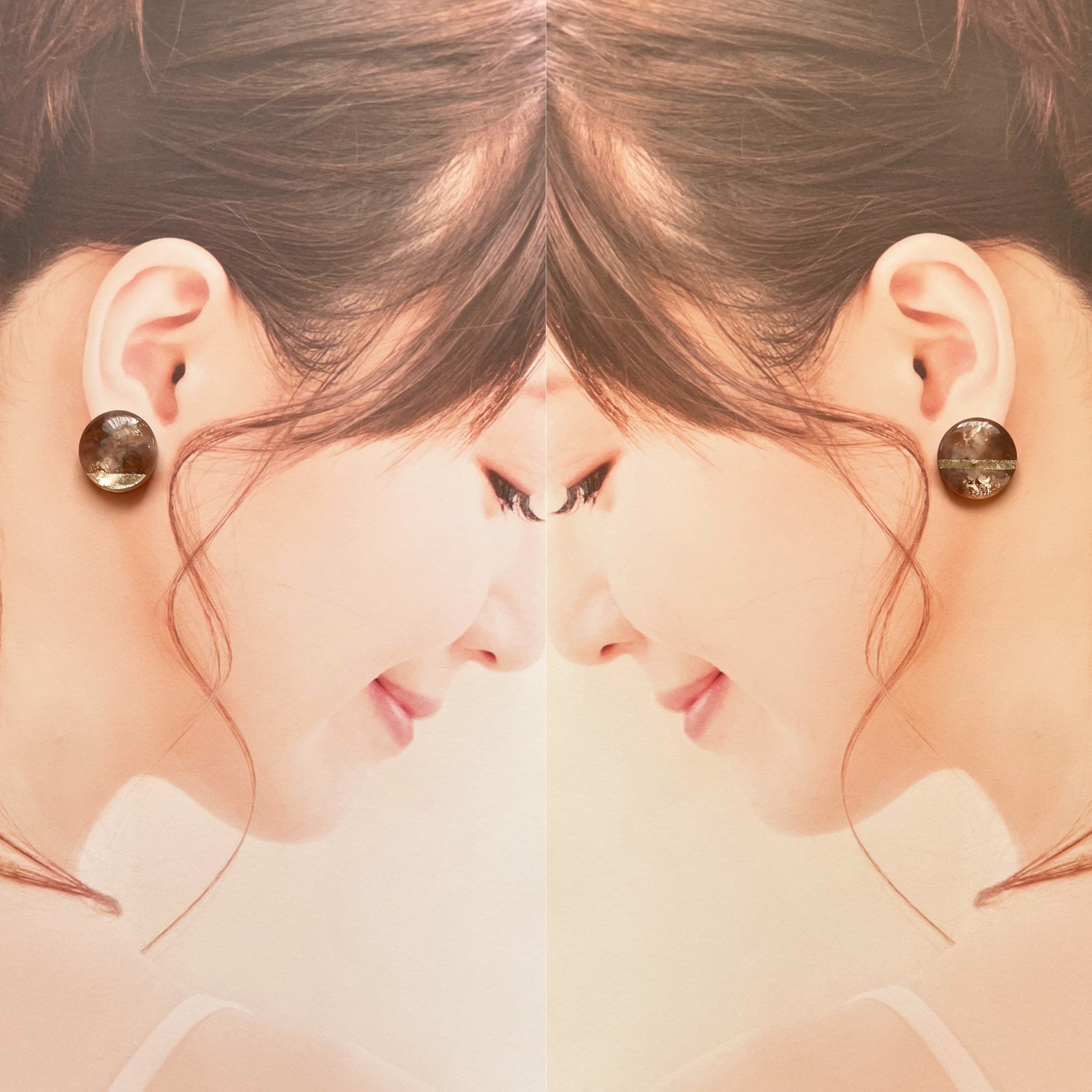 【レジン】金箔で作るニュアンスアートの紹介画像1