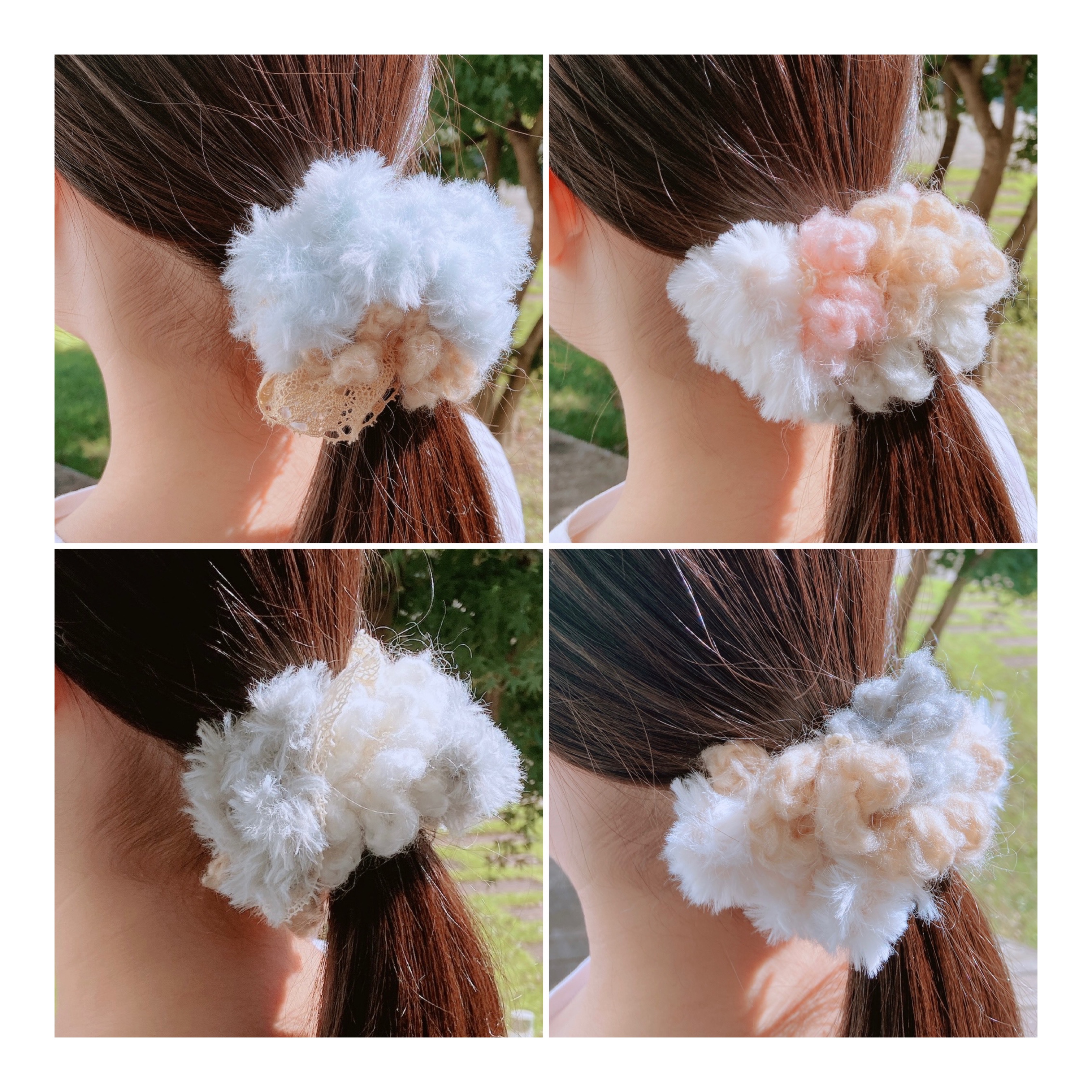 簡単可愛いレースシュシュの作り方(お子様にも)の紹介画像3