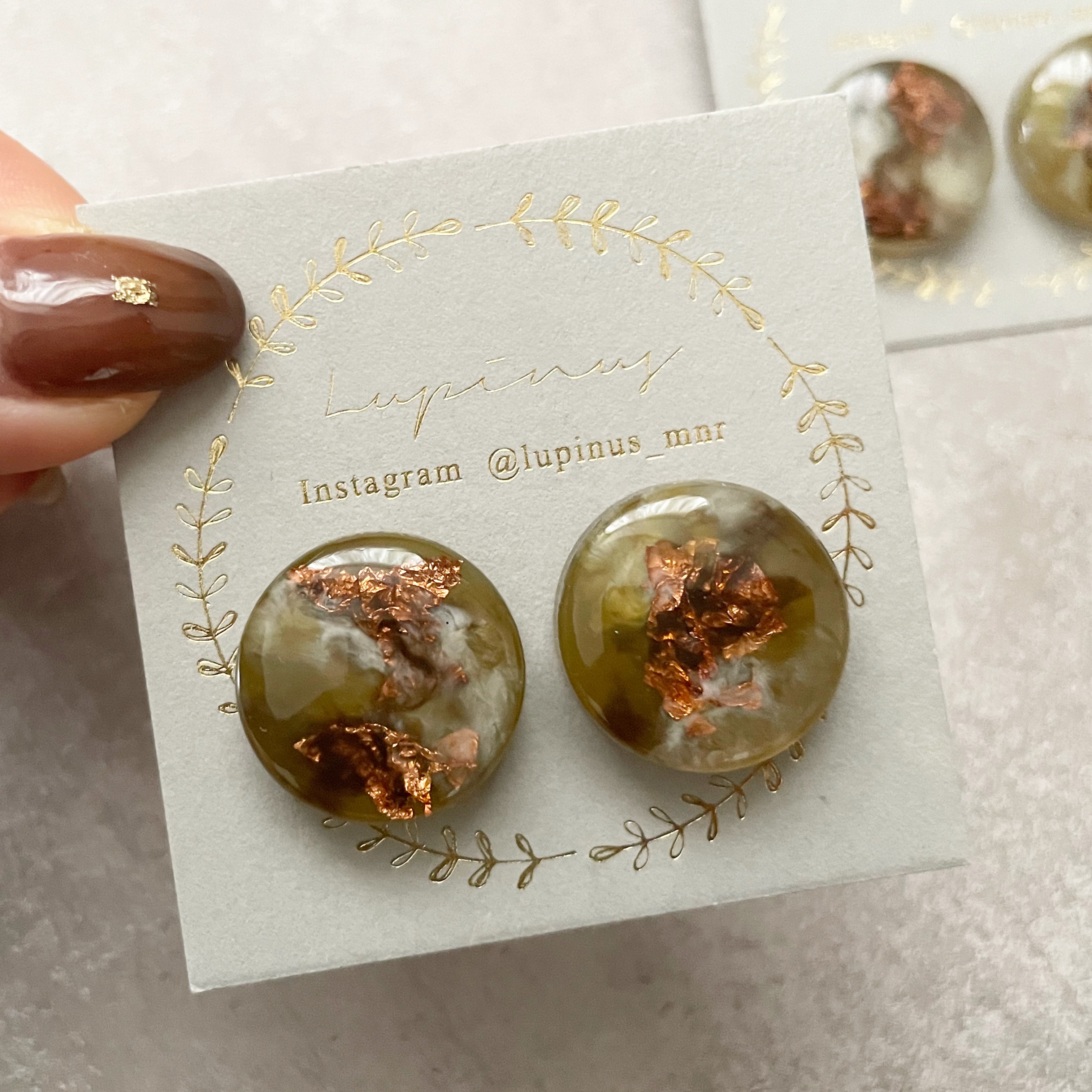 【レジン】天然石風ニュアンスの作り方の紹介画像1