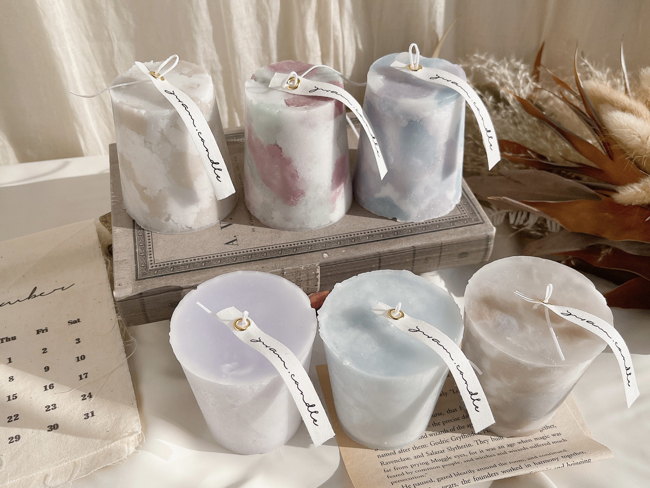 - 紙コップで作る marble & mini candle .の紹介画像2