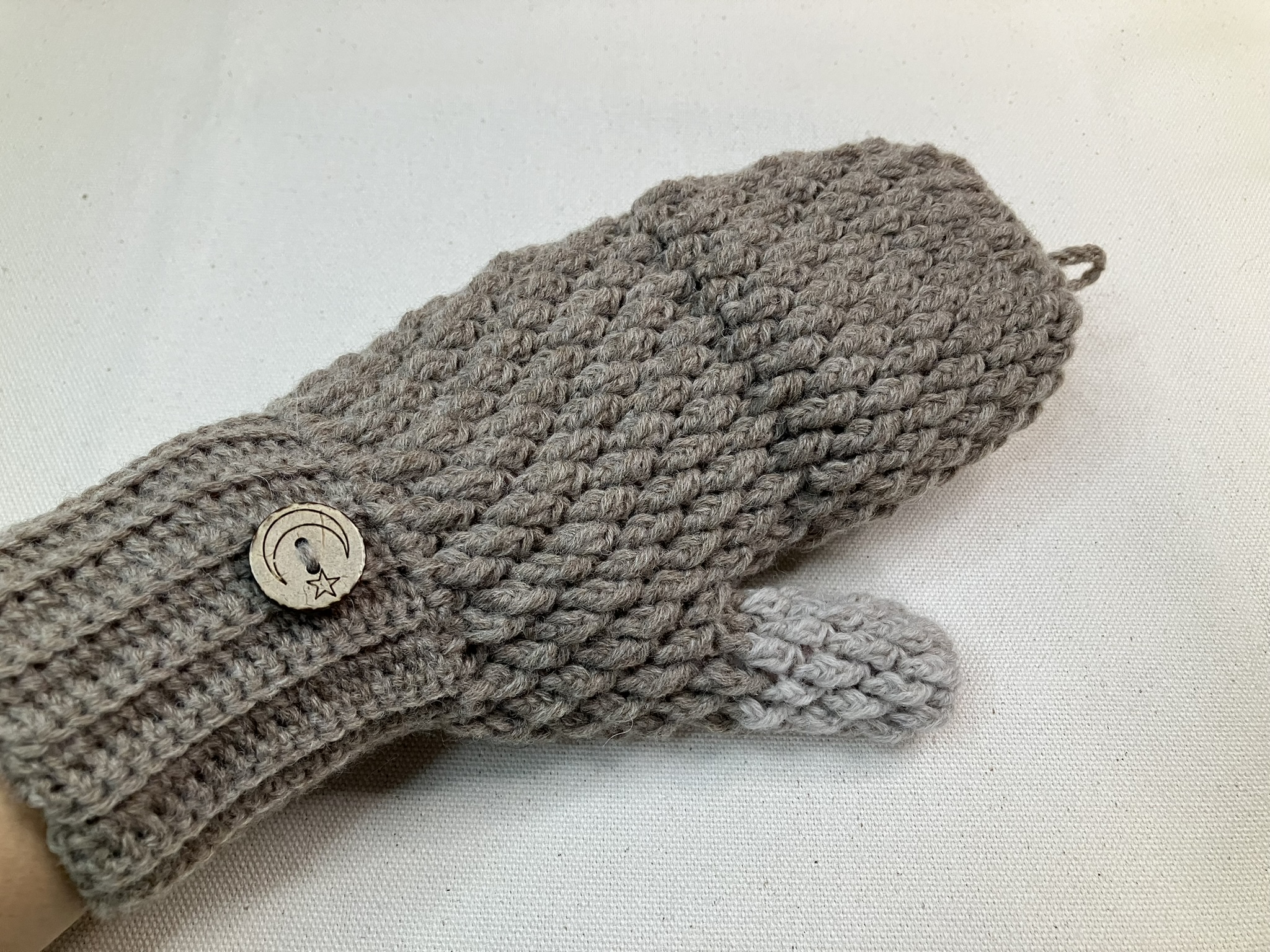 【PDF編み図付き】指カバー付きミトンの作り方の紹介画像2