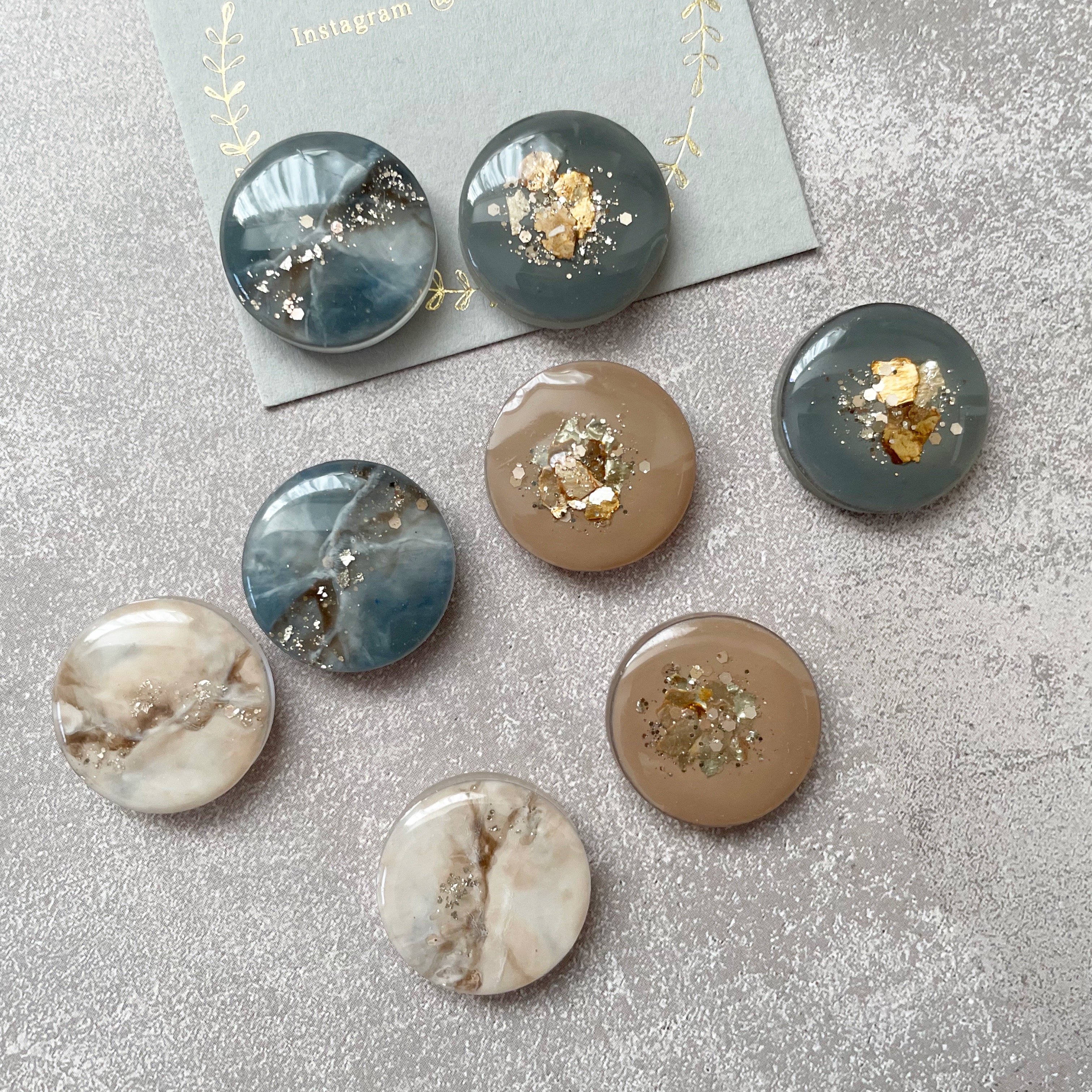 【レジン】奥行きで作る𓍯天然石アクセサリーの紹介画像3