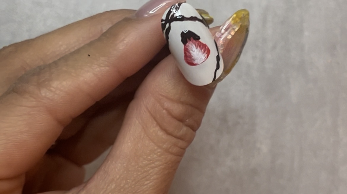 アクリル絵の具で作るチョコネイルの紹介画像1