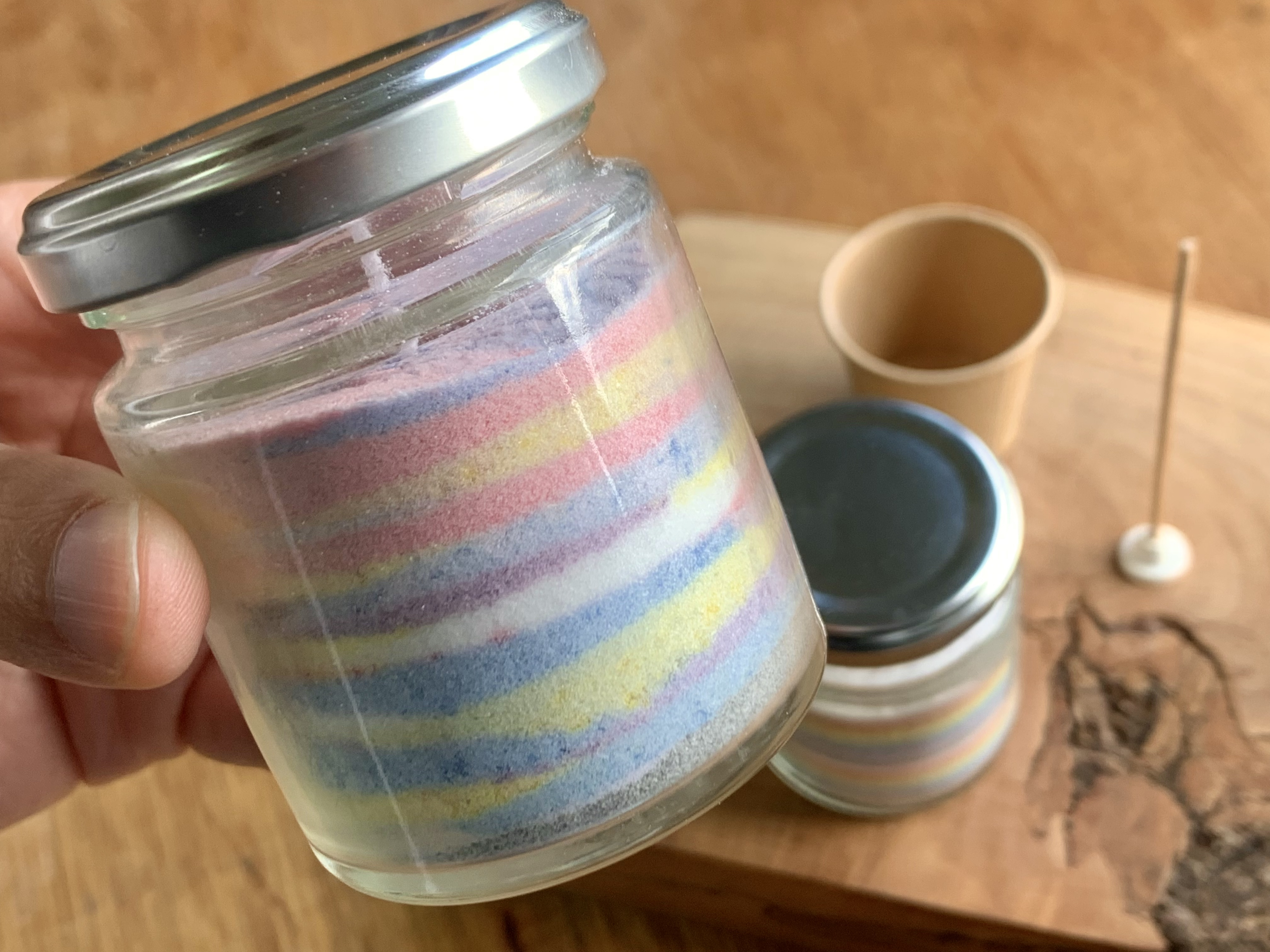 サンドワックスとレイヤーキャンドルの作り方の紹介画像1