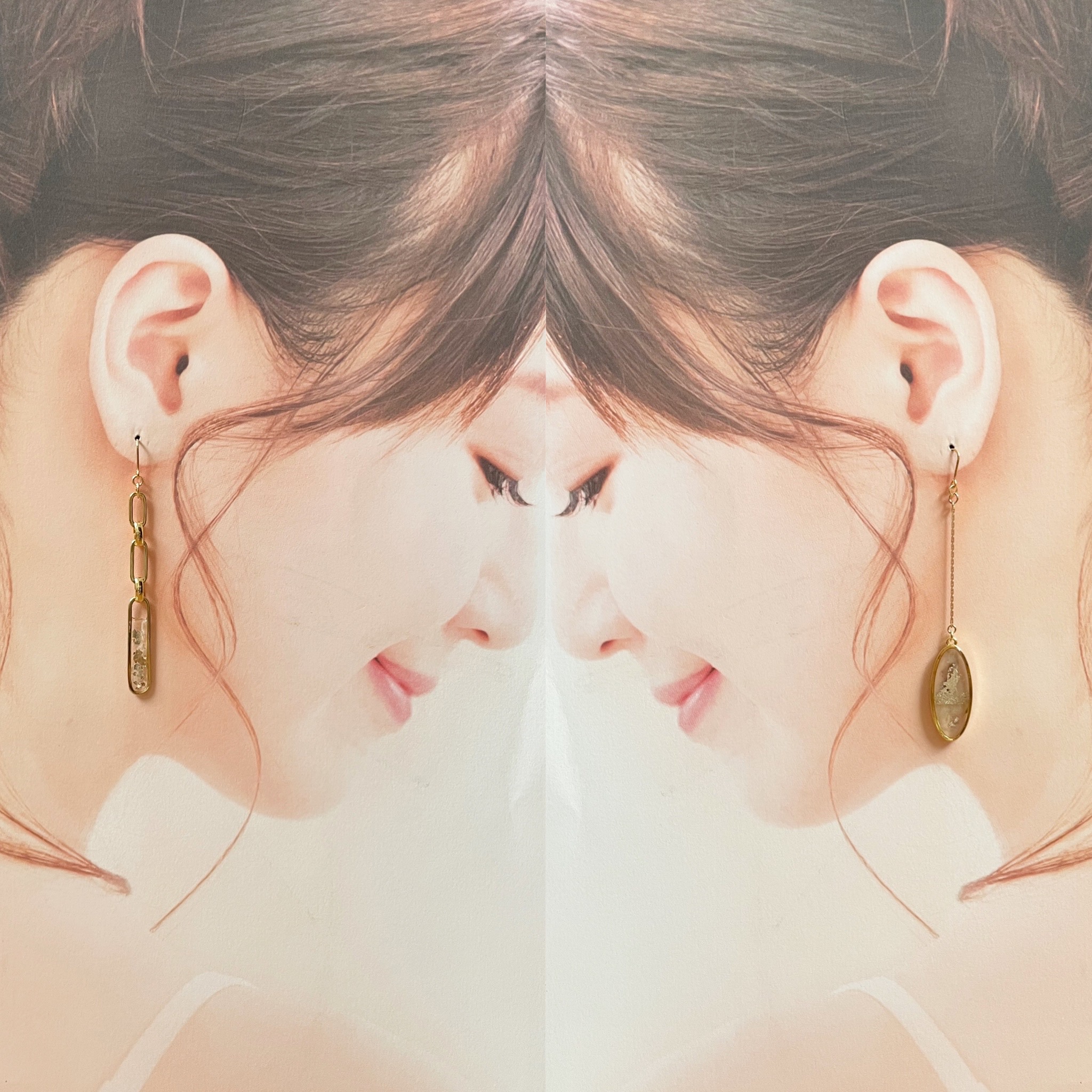 【レジンアクセサリー】ネイル風天然石の簡単な描き方の紹介画像1