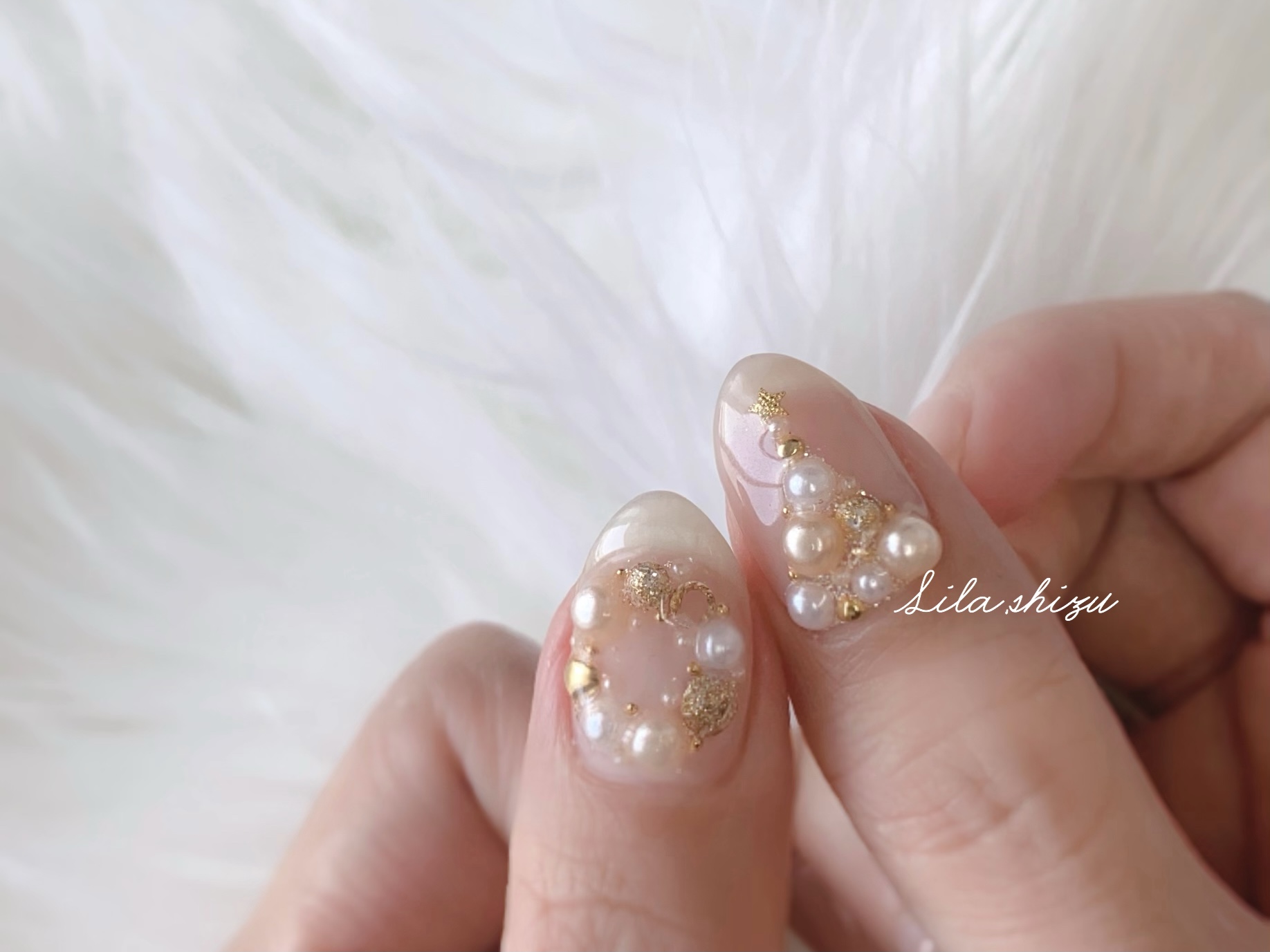 Xmas treeネイルの作り方とPointの紹介画像2