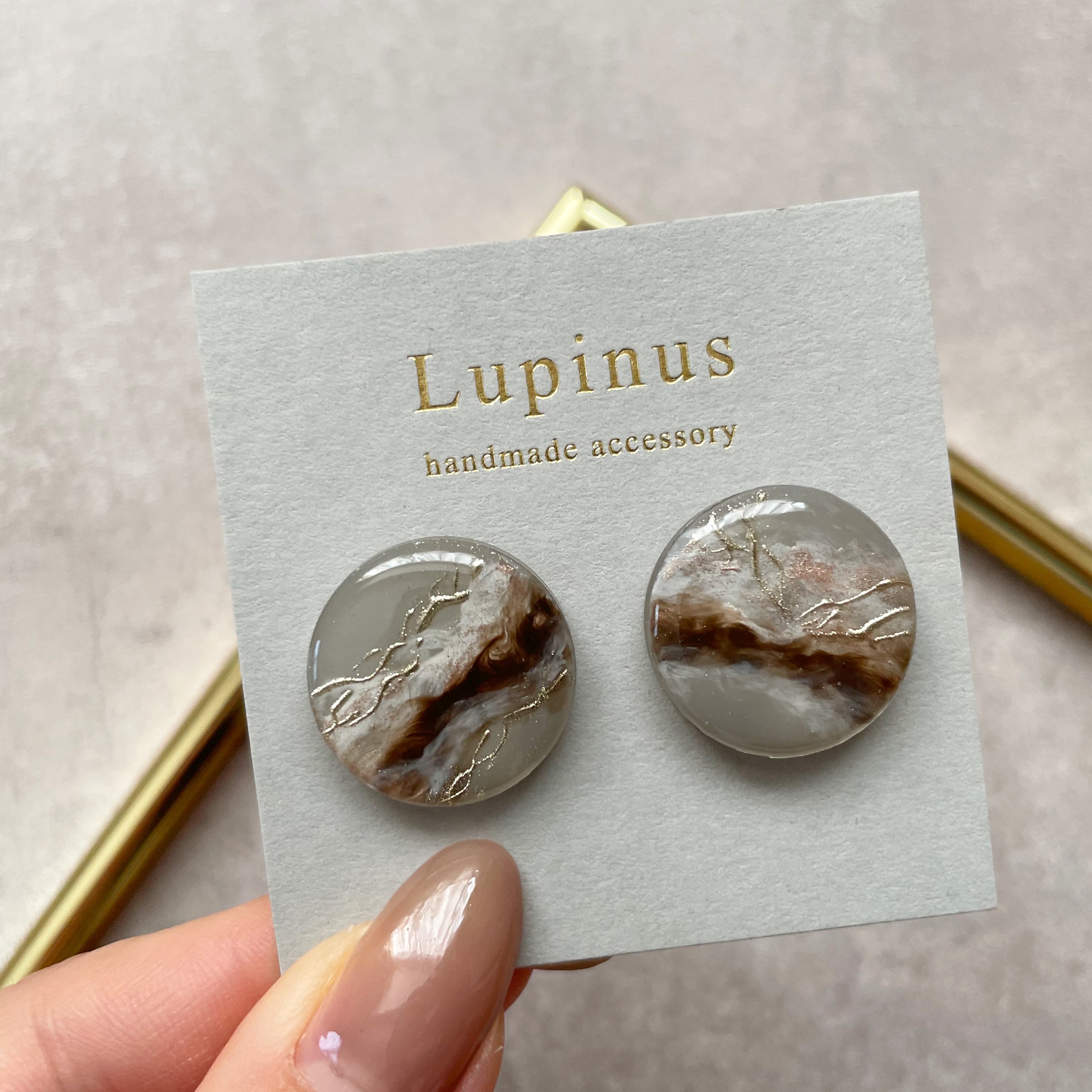 【レジン】ネイル風地層アートの作り方の紹介画像1