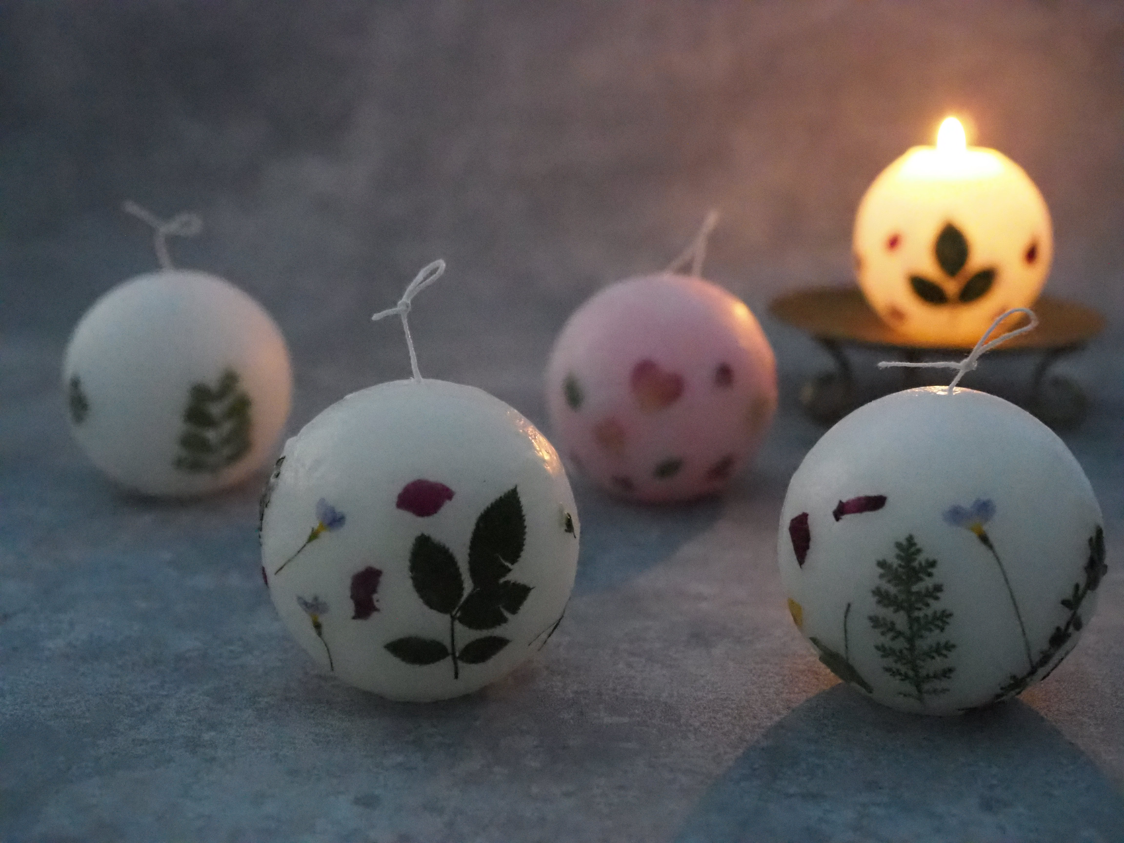 押し花deキャンドルの作り方の紹介画像1