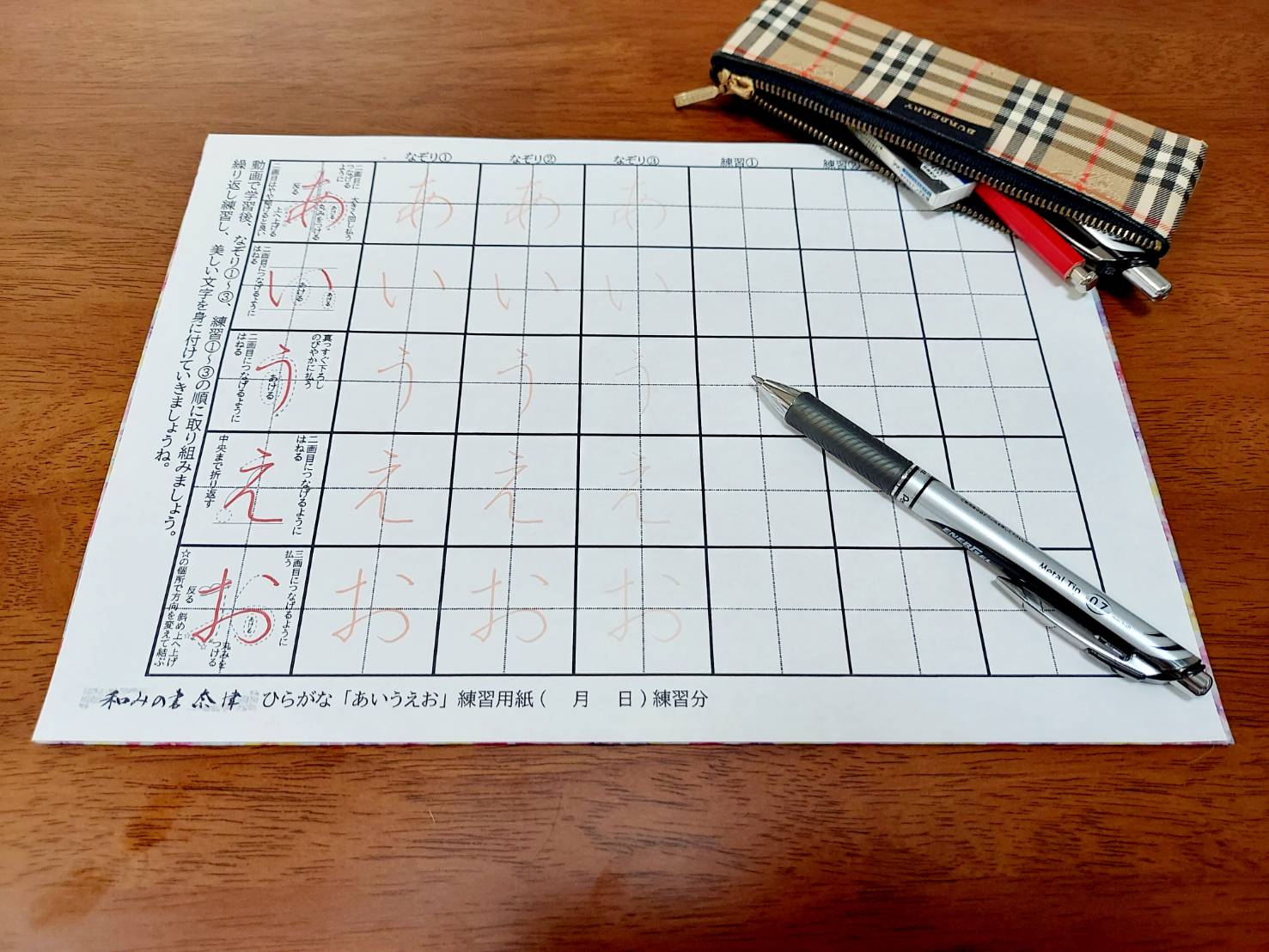 ３つのステップであなたも美文字に！ 『あいうえお』の書き方 (お手本入り練習用紙をダウンロードできます)の紹介画像1