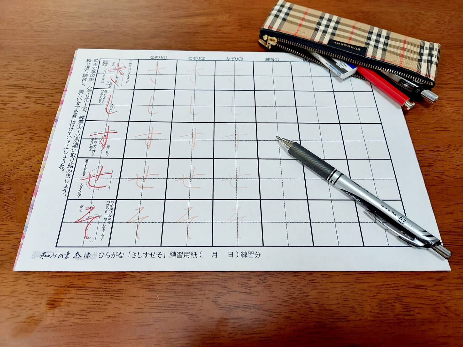 ３つのステップであなたも美文字に！ 『さしすせそ』の書き方 (お手本入り練習用紙をダウンロードできます)の紹介画像1