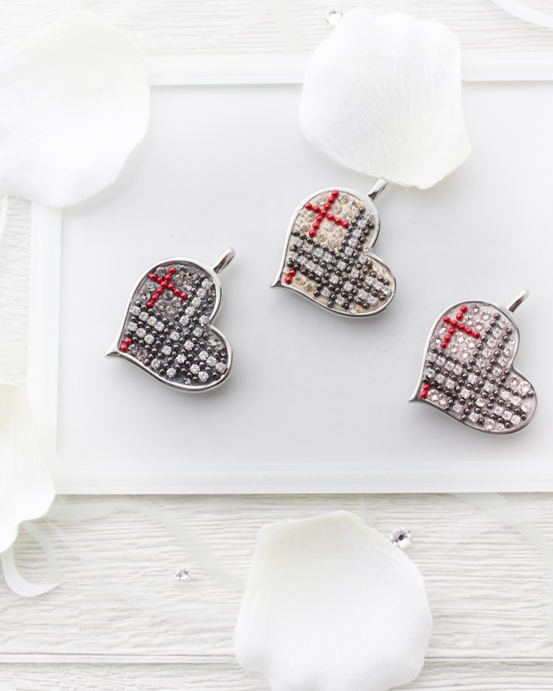 ハート好きにはたまらない！「失敗しないチェック柄ハート」の紹介画像1