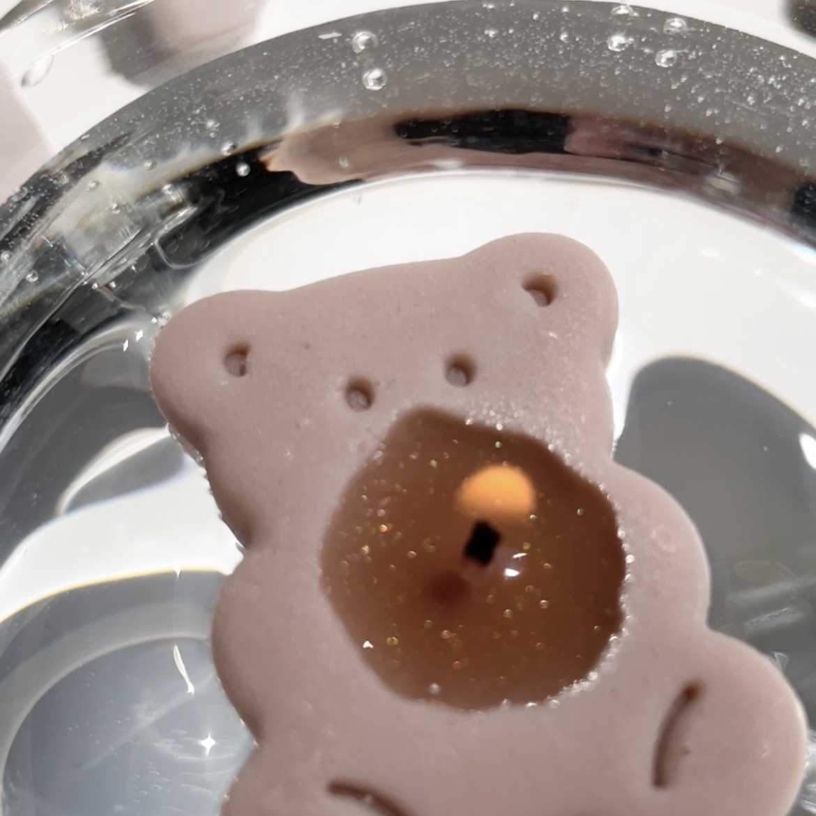 灯すとキラキラ溢れる「クマクッキー」の作り方の紹介画像1