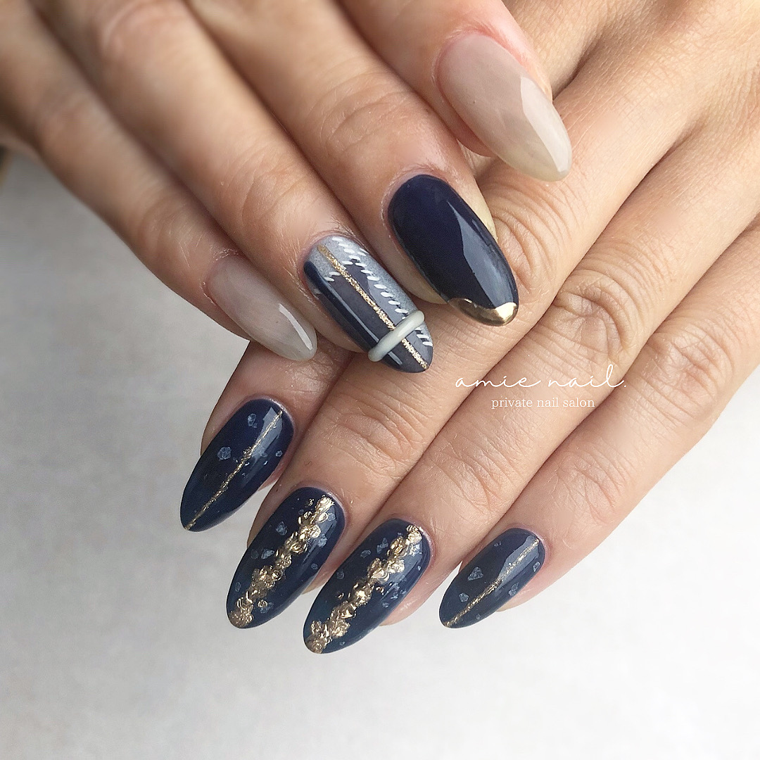 ぷっくりチェックネイルの紹介画像3