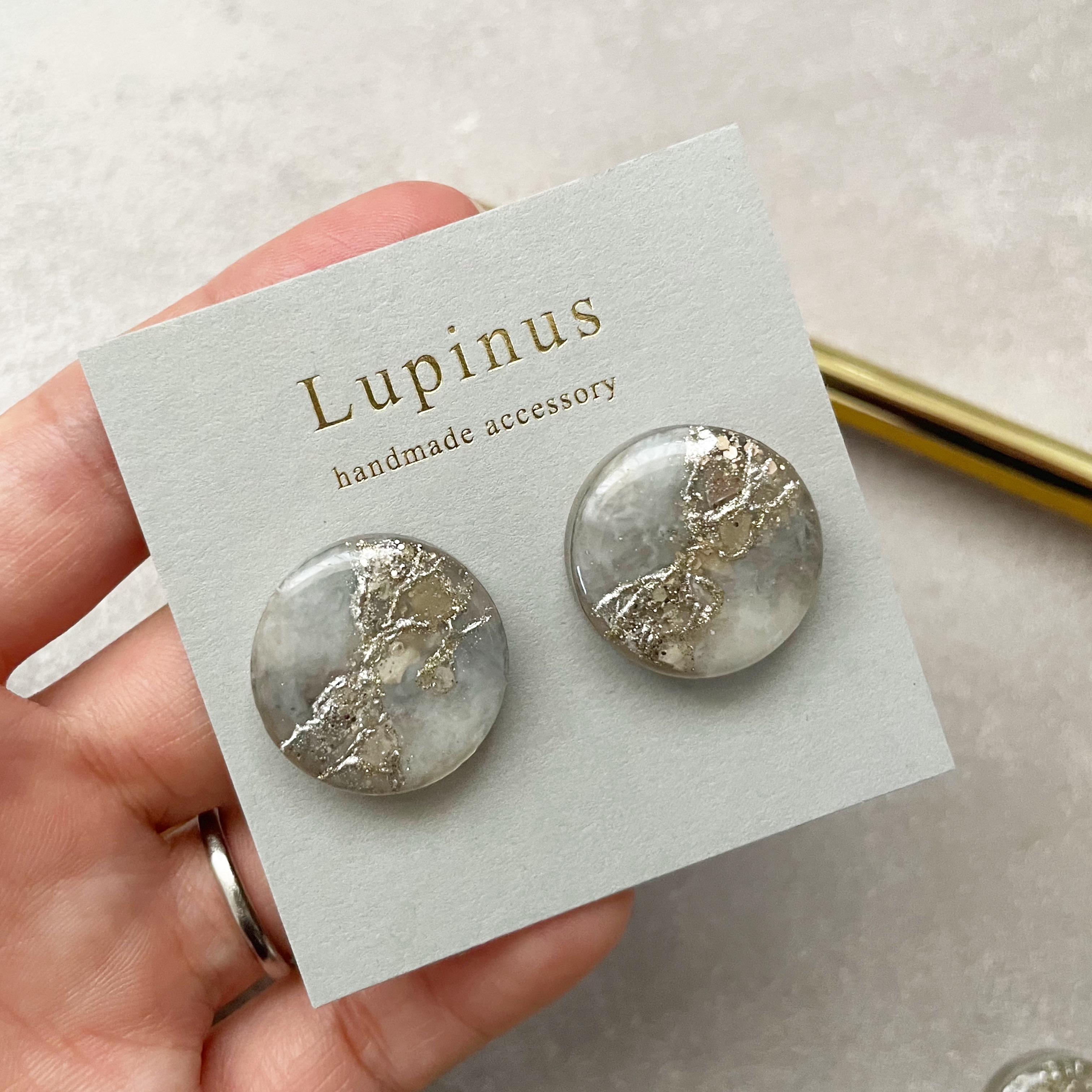 【レジン】ガラスとミラーの奥行きニュアンス作りの紹介画像1