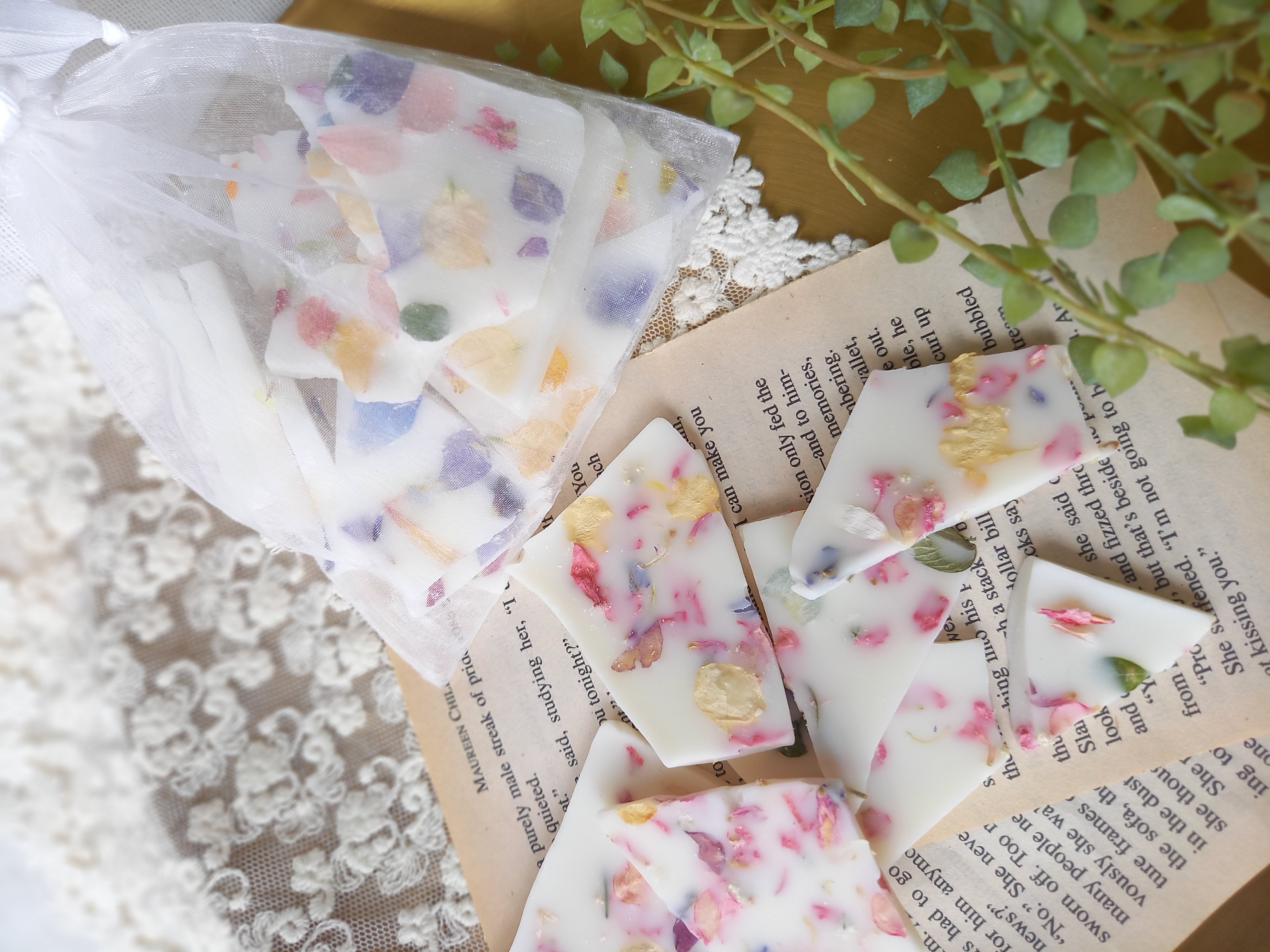 ペタルソイキャンドルとフラグメントサシェの作り方の紹介画像1