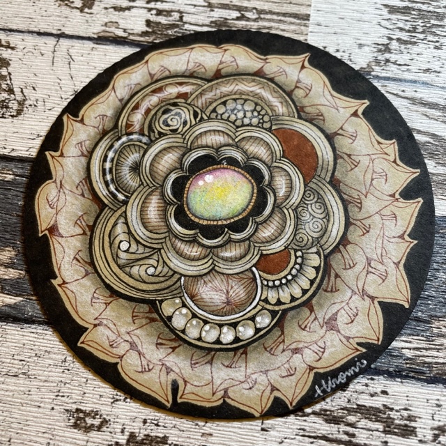 ゼンダングルで描く、クレセントキャッチャーの作り方の紹介画像1