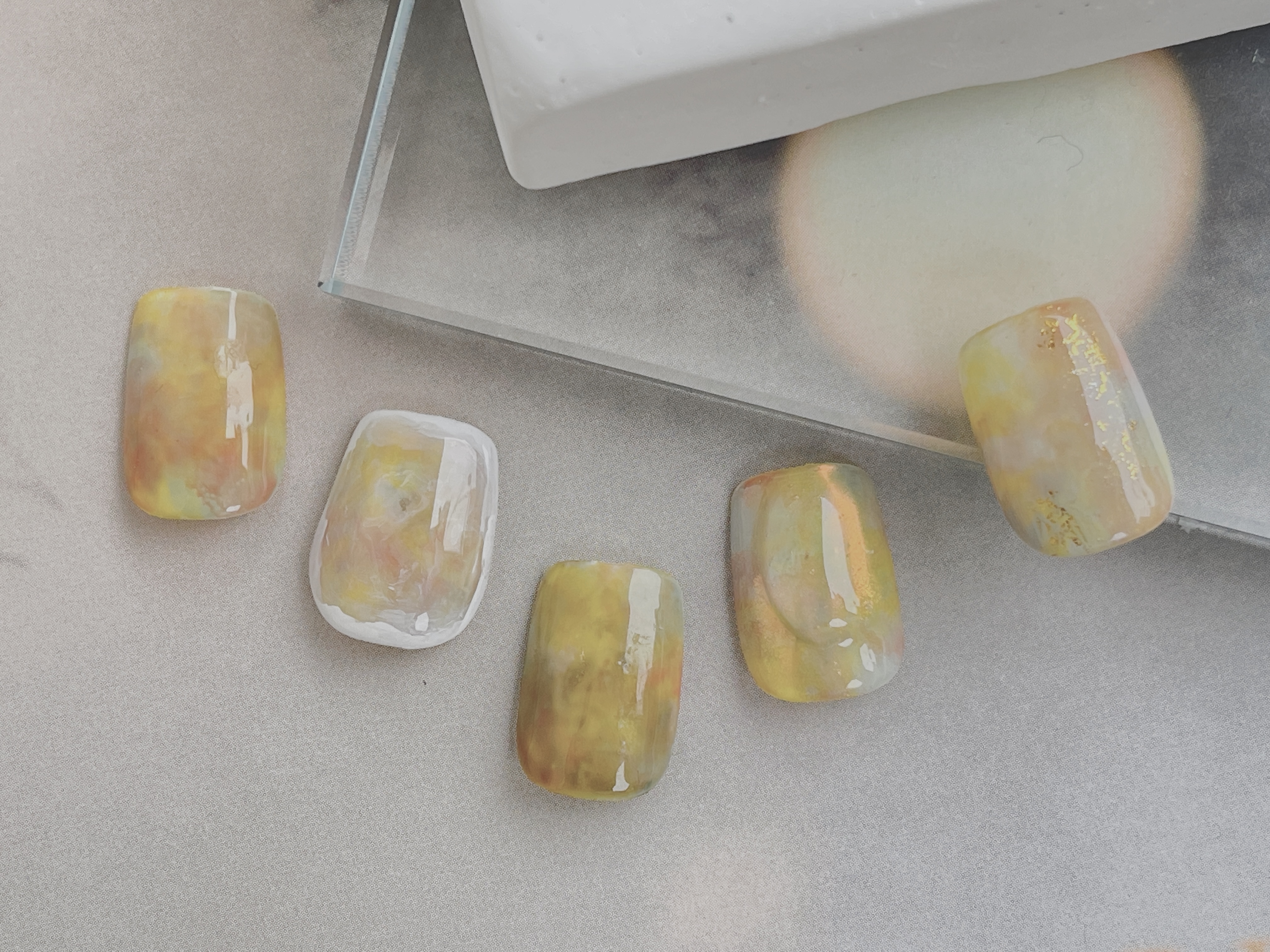 もやもやネイルのアレンジレシピの紹介画像1