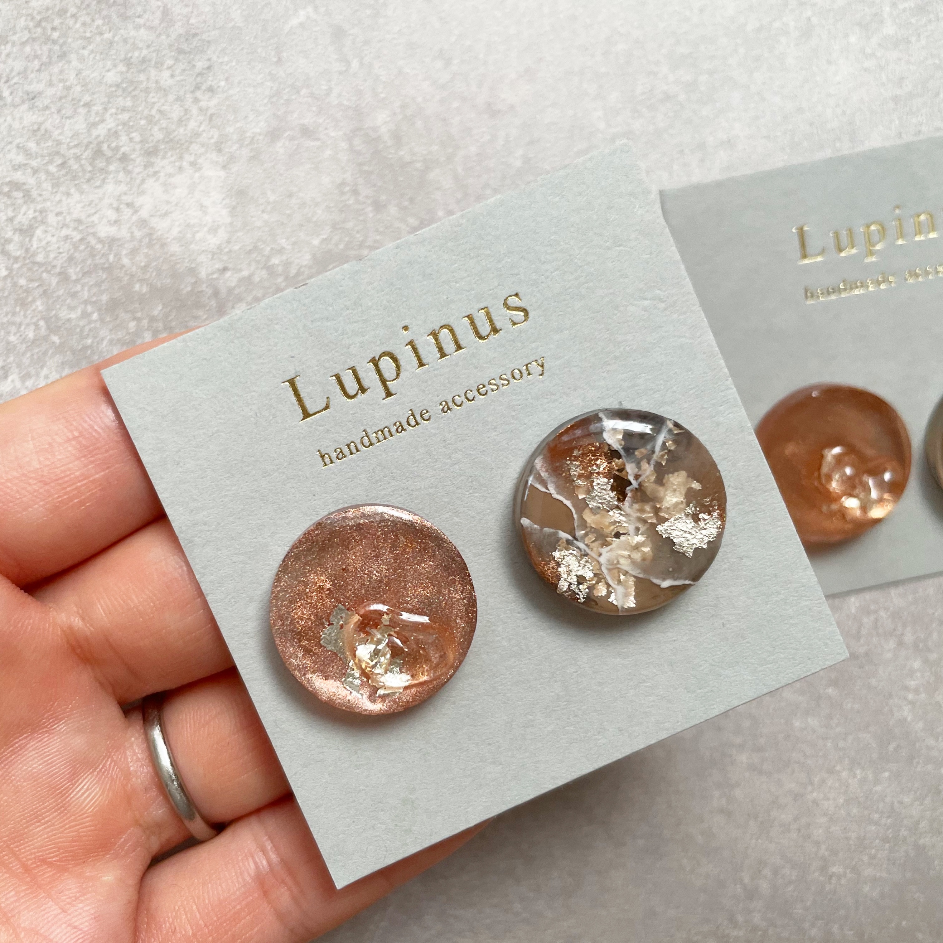 【レジン】金箔で作る奥行き天然石の紹介画像2