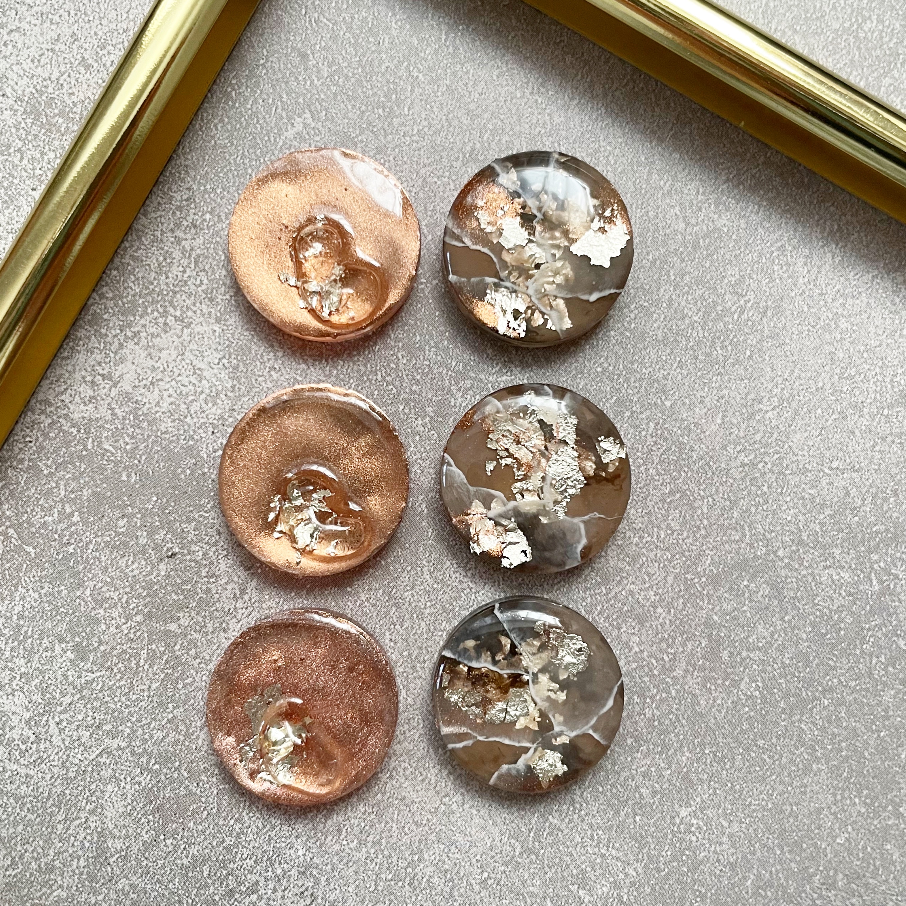 【レジン】金箔で作る奥行き天然石の紹介画像3