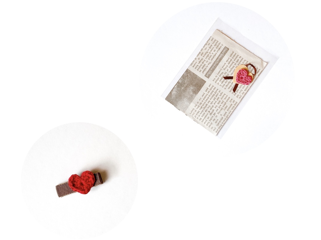 【基本の編み方で】やわらかフォルムのハートモチーフの紹介画像1