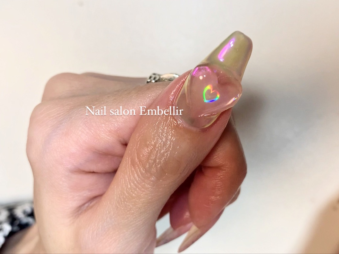 〖韓国発〗ハートビームステッカーでNew❄️氷ネイル❄️の紹介画像2