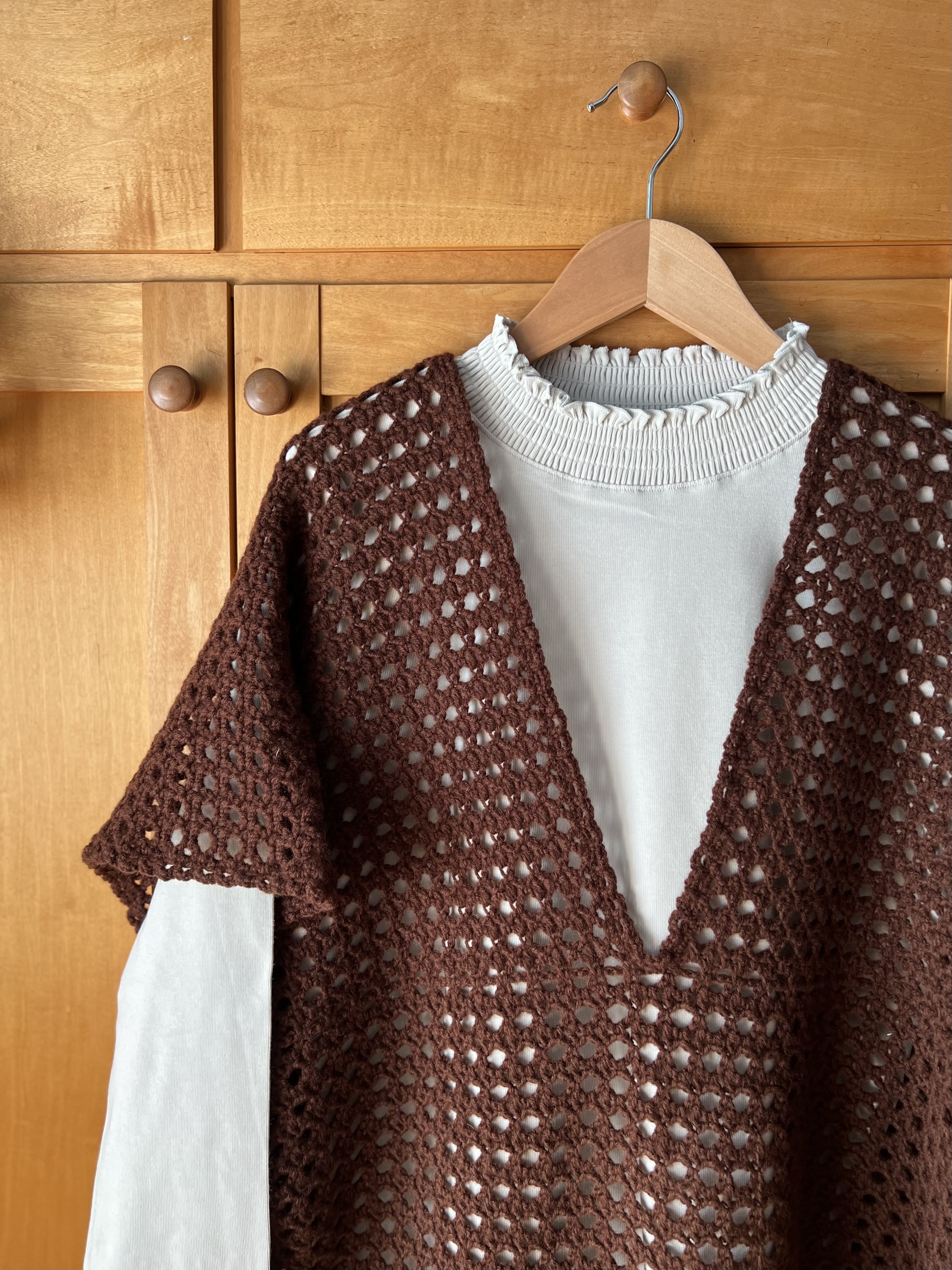 かぎ針編み Vネックベストの編み方【PDF編み図付】の紹介画像1