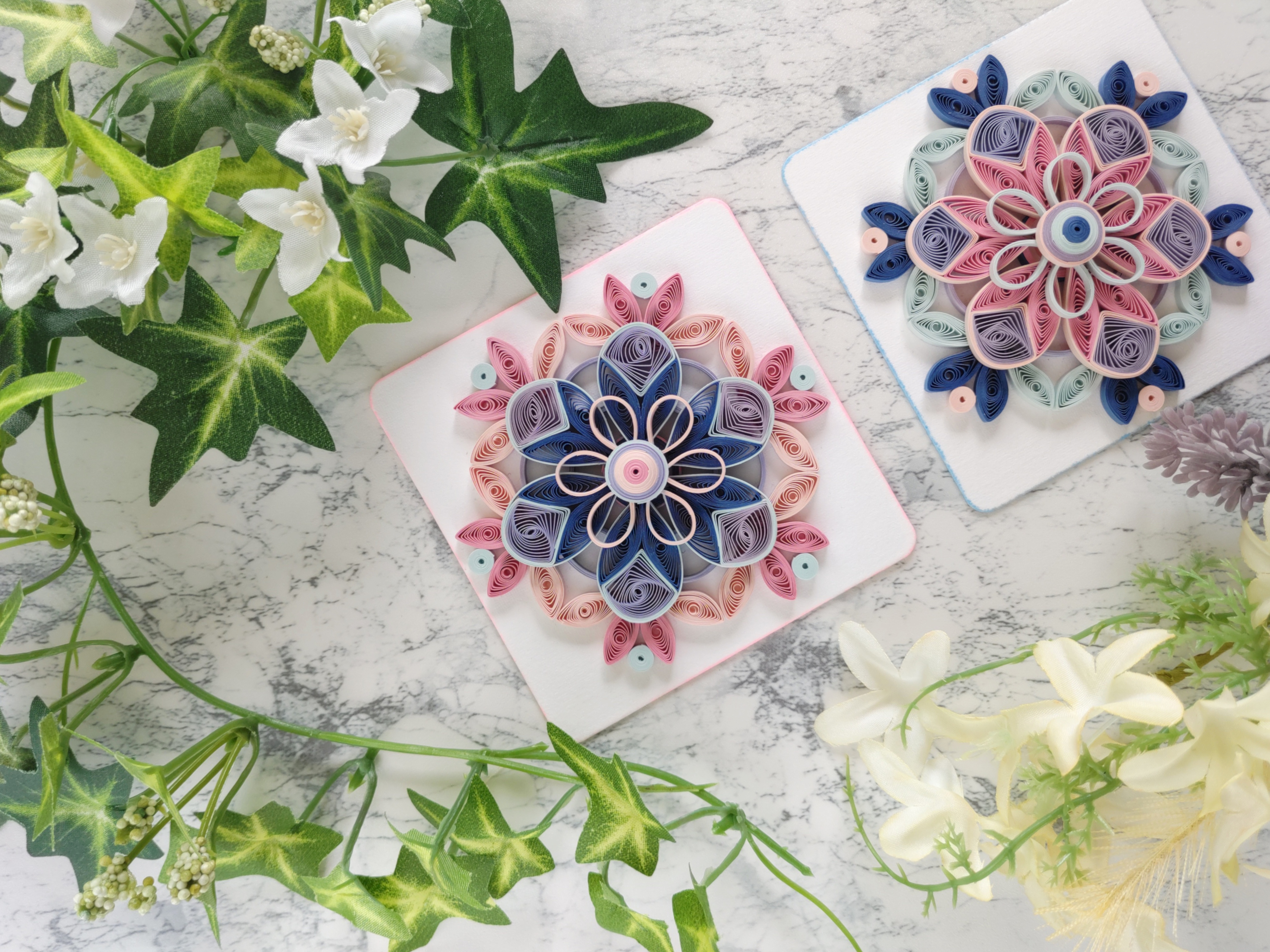 ペーパークイリングで作る立体マンダラの紹介画像1