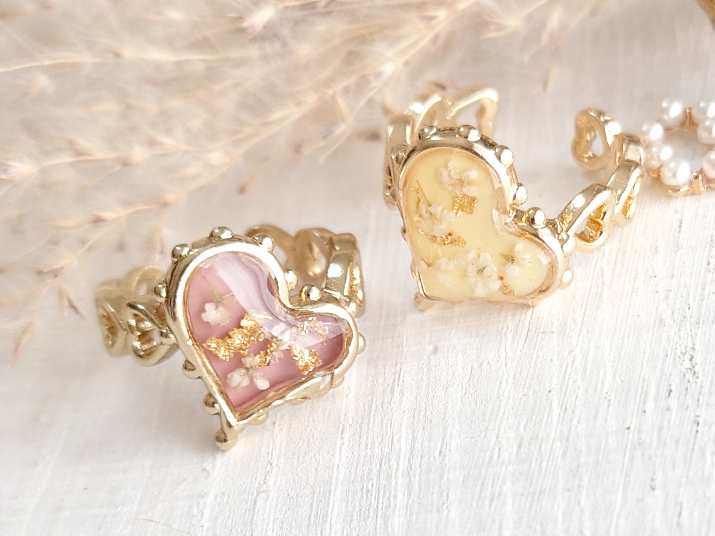 【レジンで作る】簡単ハートの指輪の作り方の紹介画像1