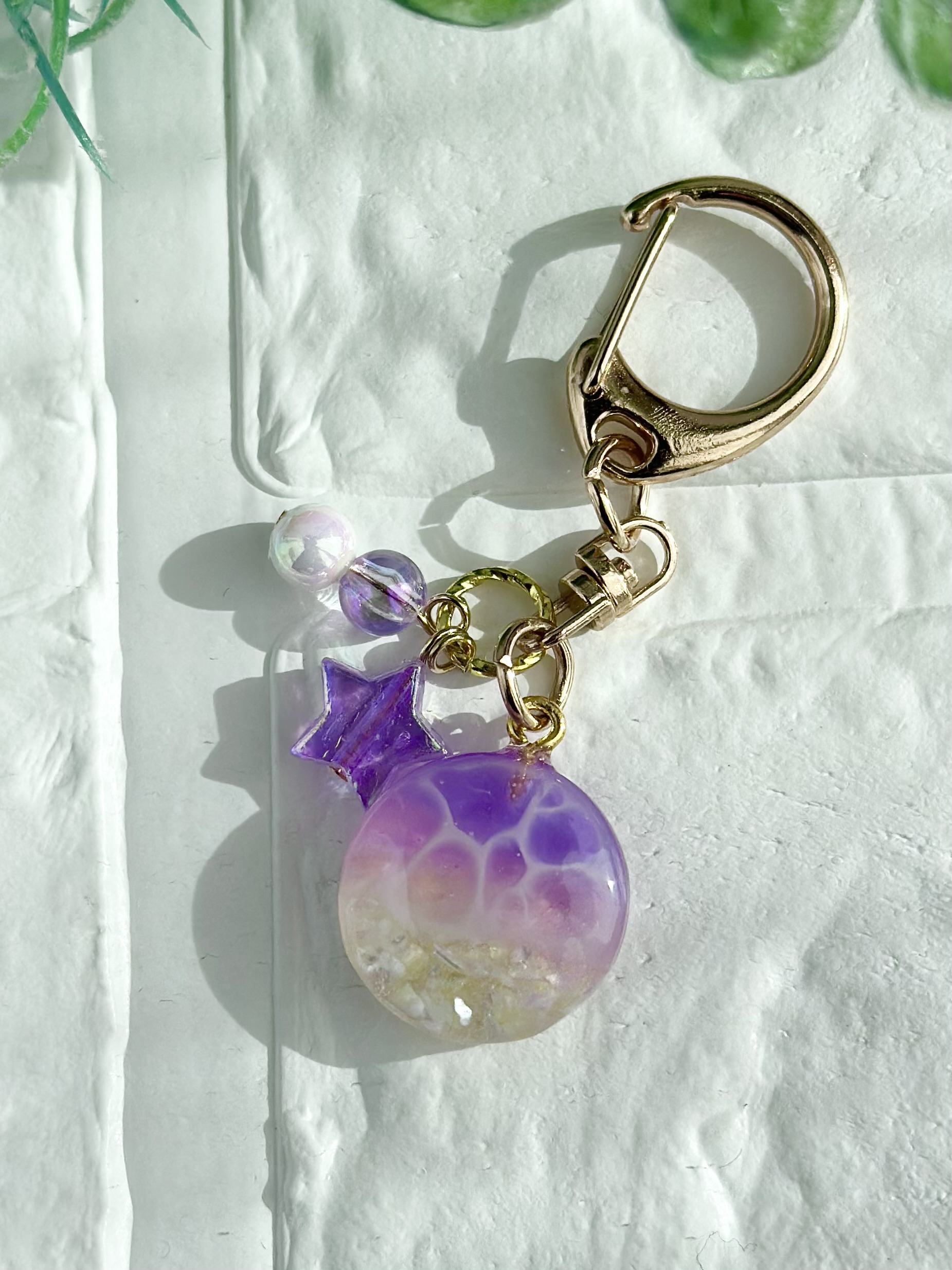 ＜100円材料で出来る＞海色レジンキーホルダーの作り方の紹介画像4