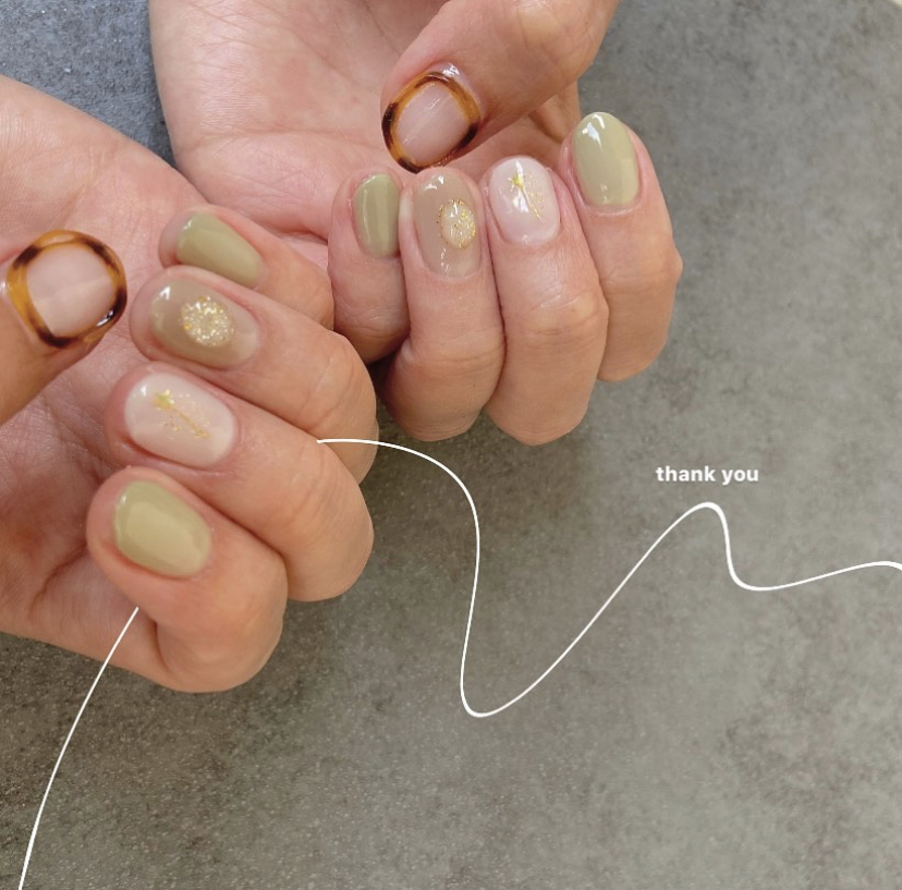 ꕤぷっくり囲みべっ甲ネイルの作り方ꕤの紹介画像2