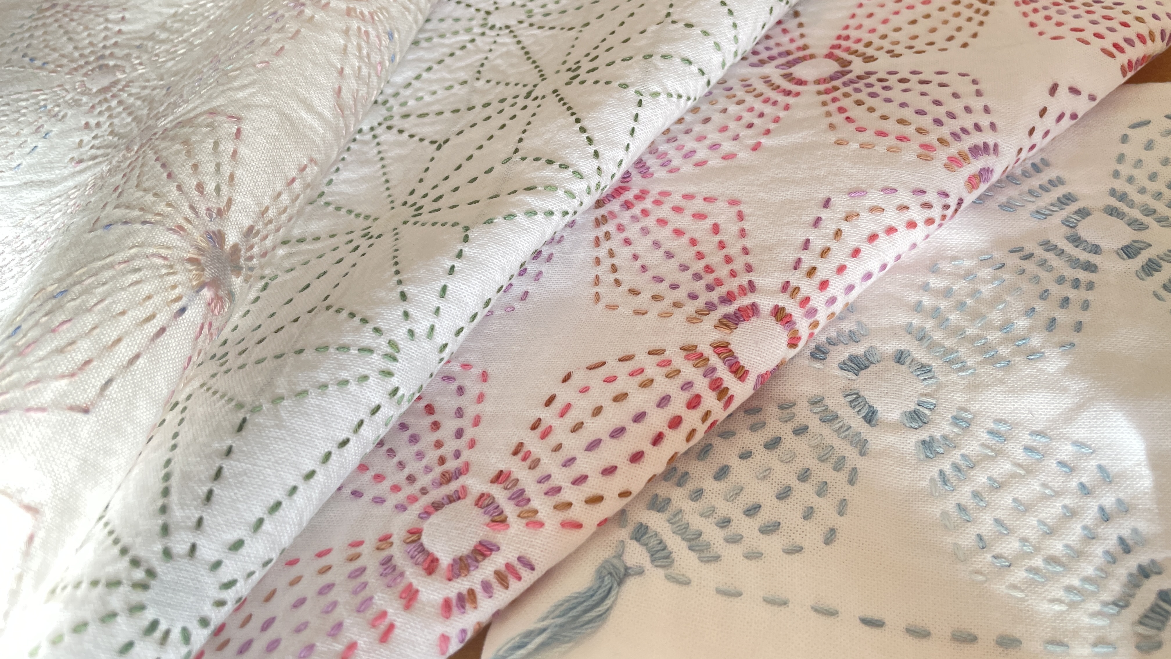 【刺し子】麻の葉・花文の描き方の紹介画像1