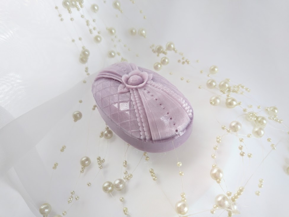 ソープカービング・基本の花とナミナミのフリルリボンのやり方の紹介画像1