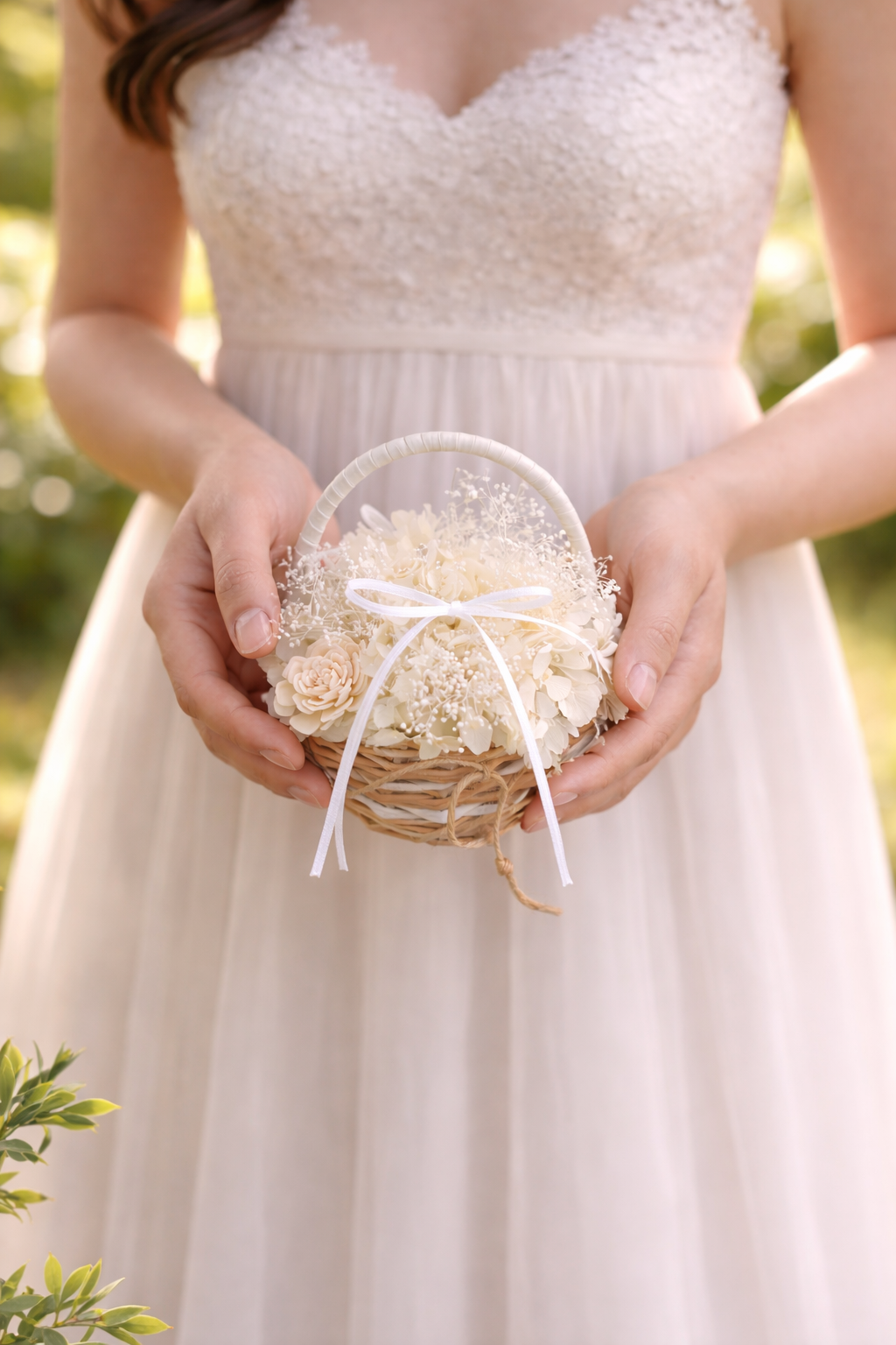 結婚式に映えるバスケット型リングピローの作り方/初心者向けフラワーアレンジ講座の紹介画像1