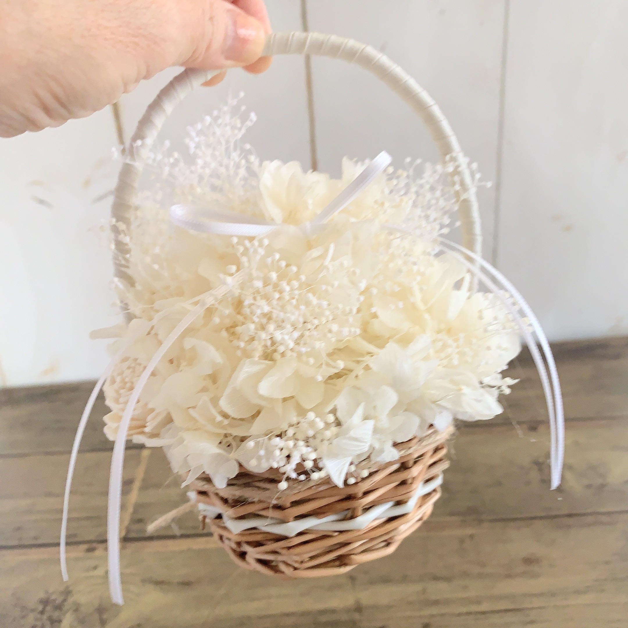 バスケットのリングピローの作り方の紹介画像3